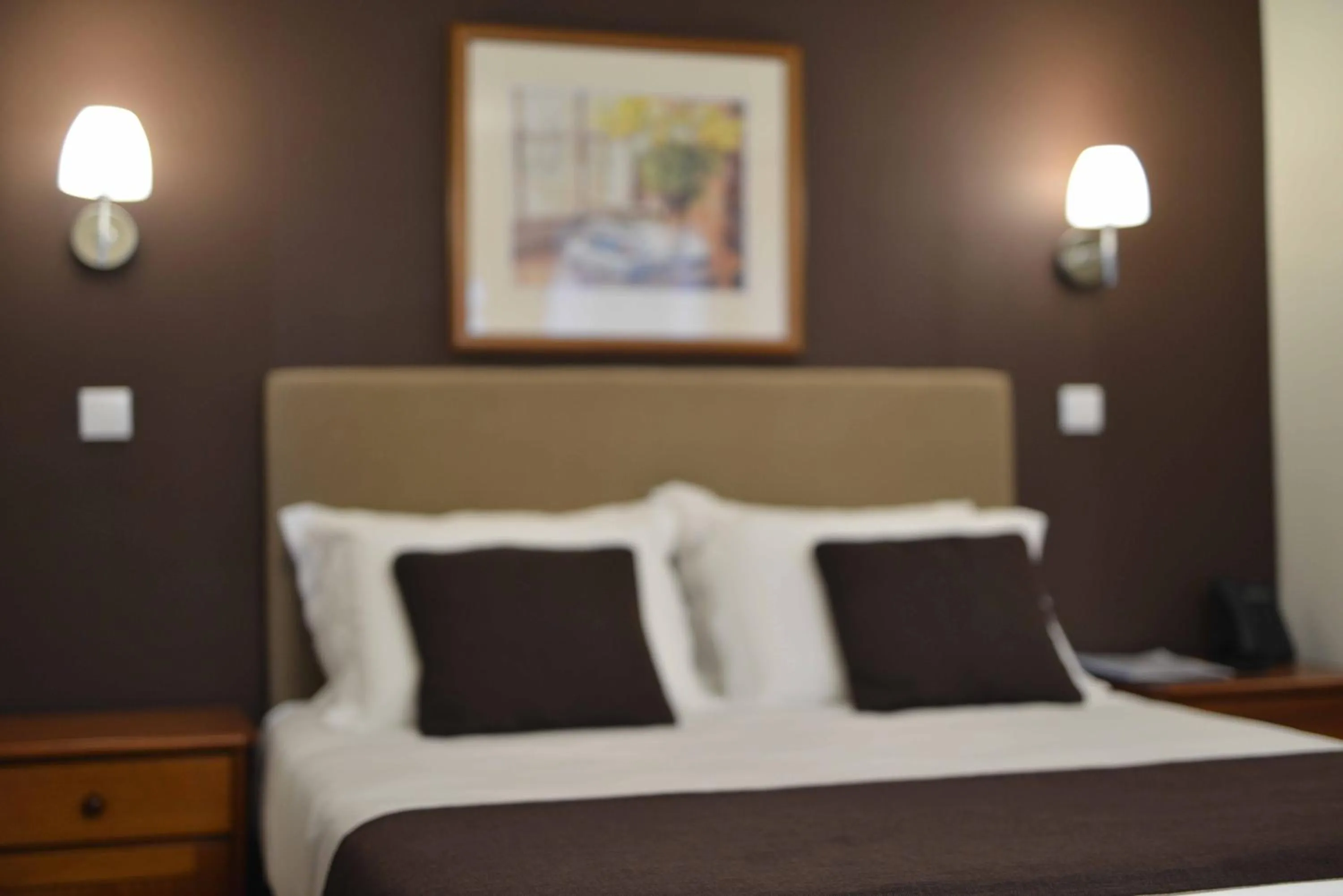 Bed in Hotel Salgueiro