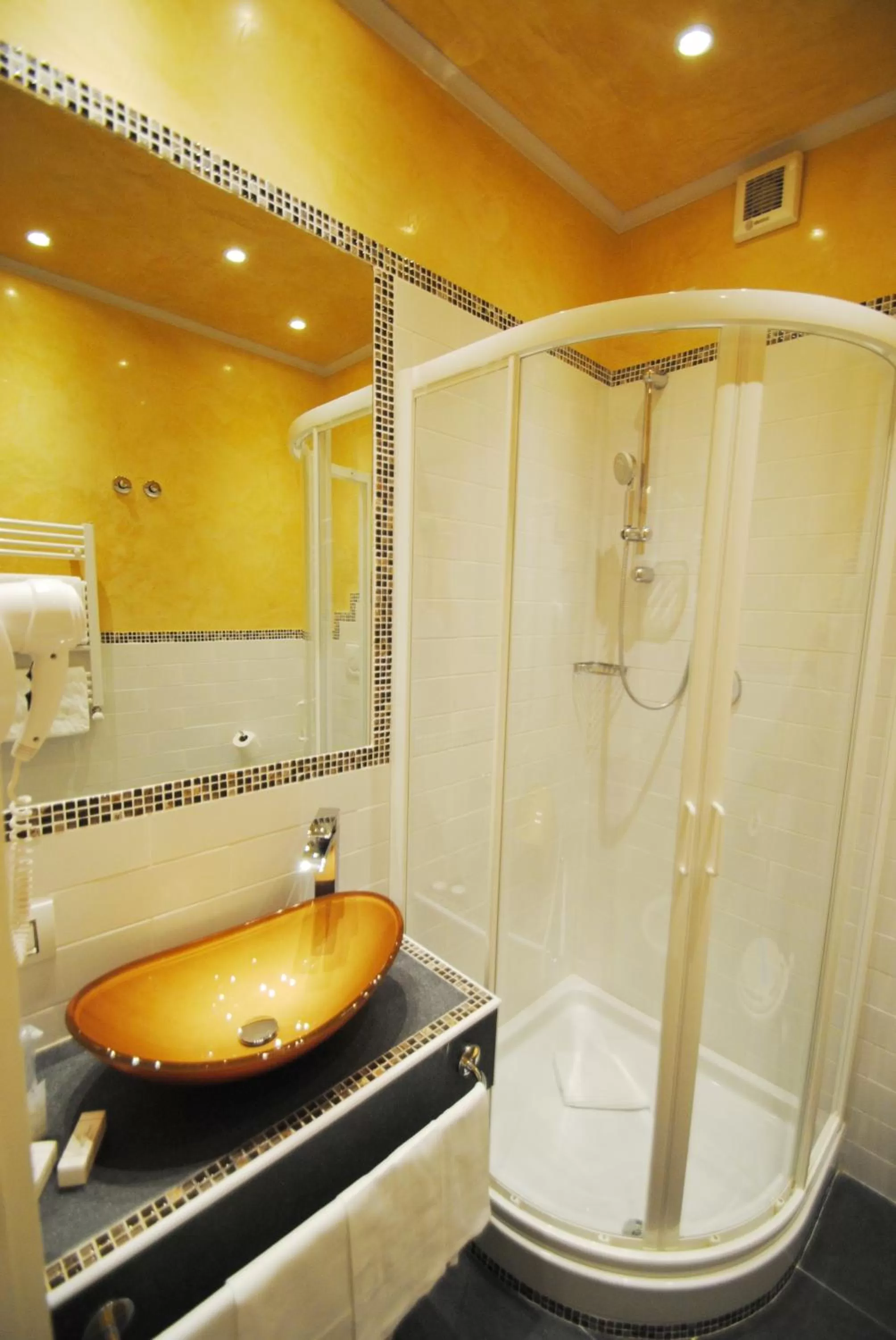 Shower in Hotel Verona Rome