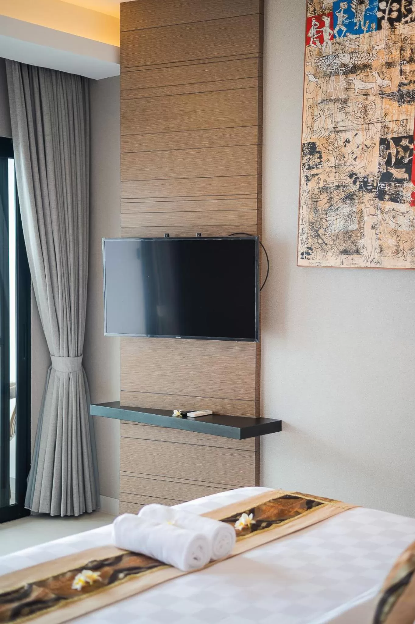 TV and multimedia, Bed in Padmasari Resort Lovina