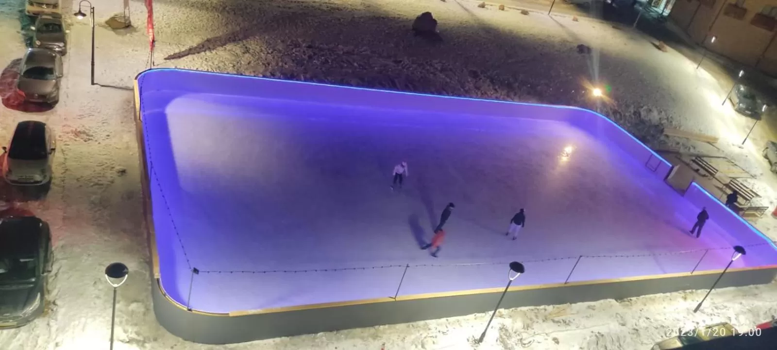 Swimming Pool in Frozen View New Gudauri