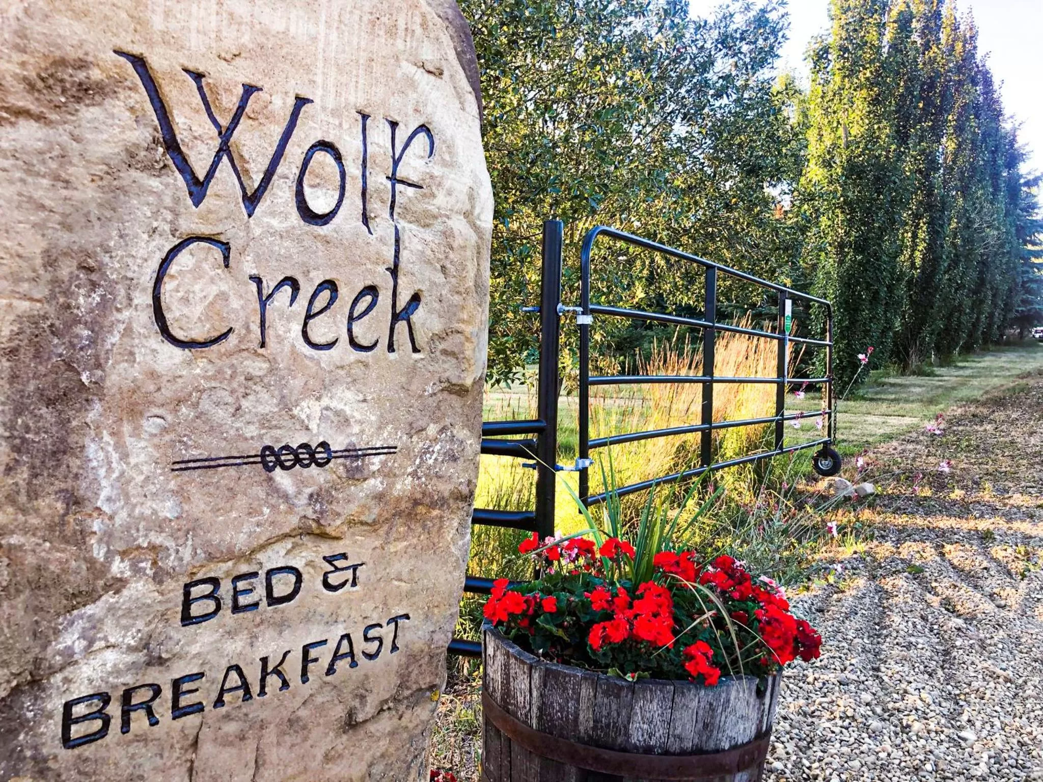 Property logo or sign in Wolf Creek Bed and Breakfast