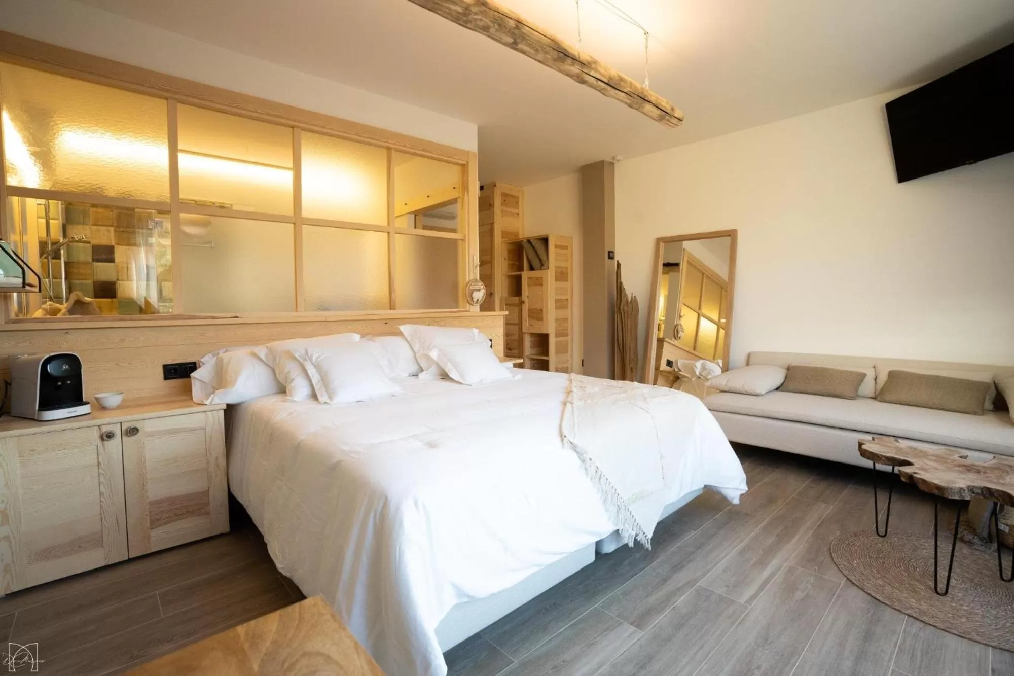 Bed in Hotel Don Marcos