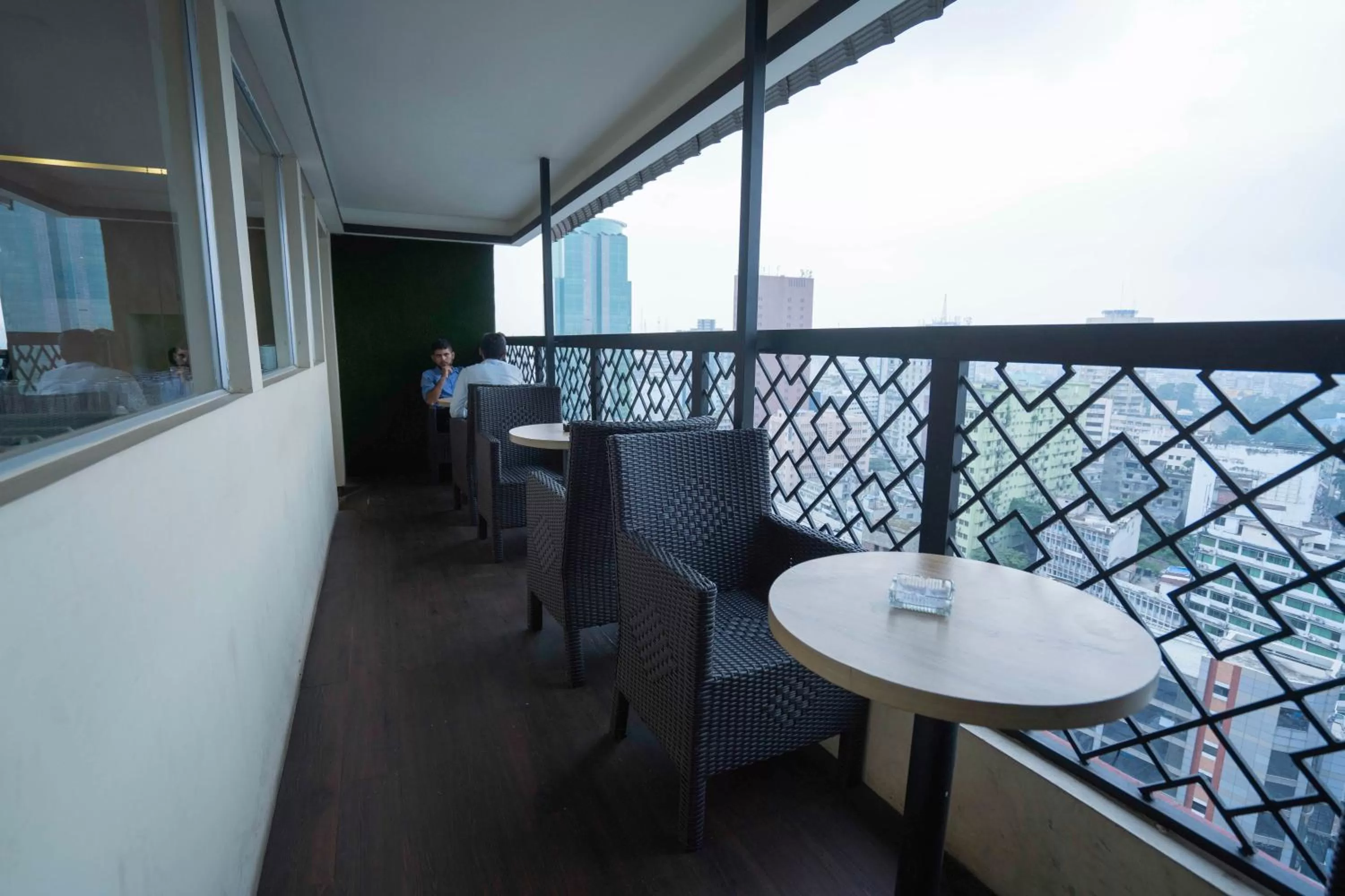 Seating area, Balcony/Terrace in Central Inn Dhaka City Centre