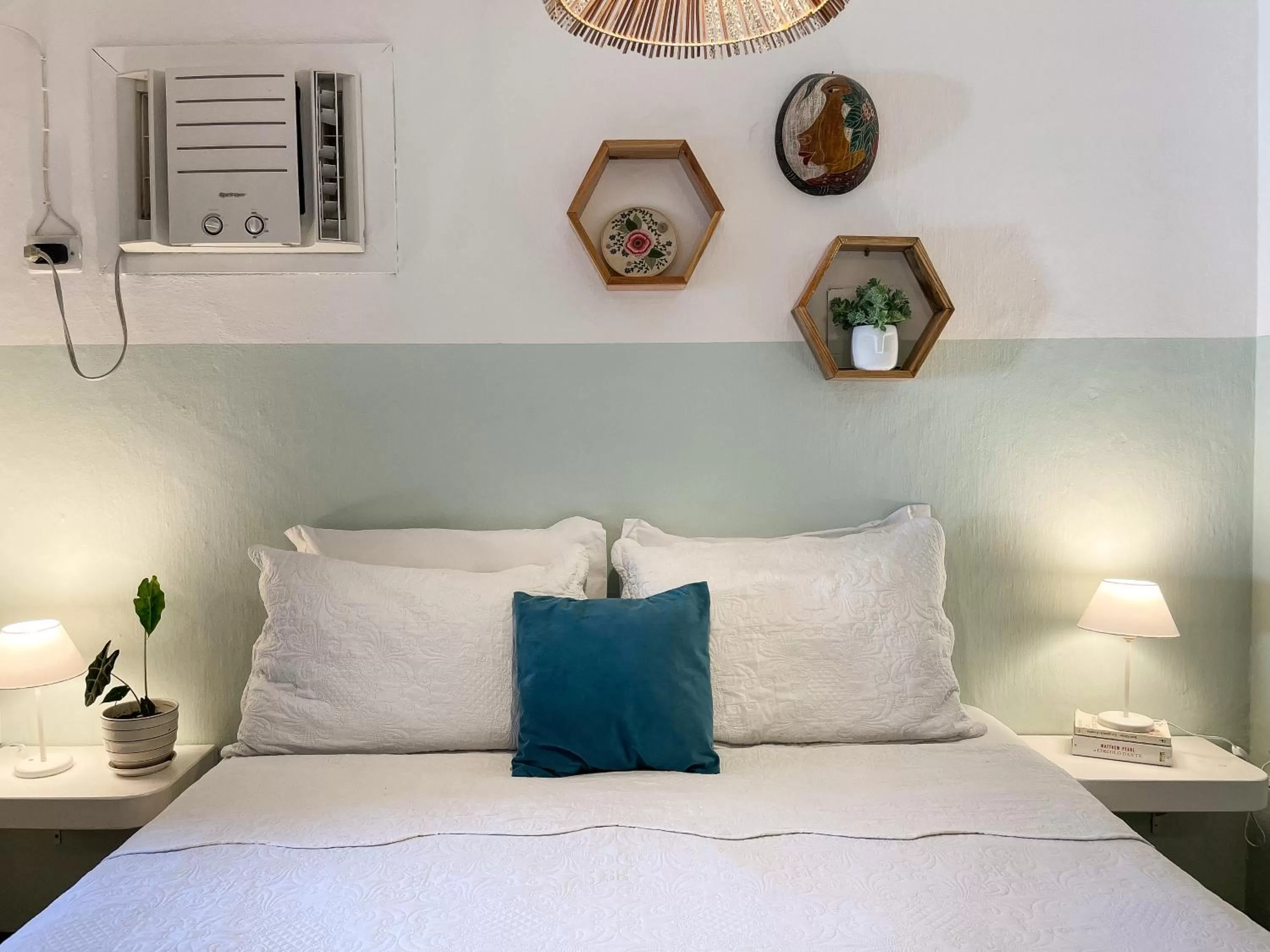 Decorative detail, Bed in Pousada Marittima