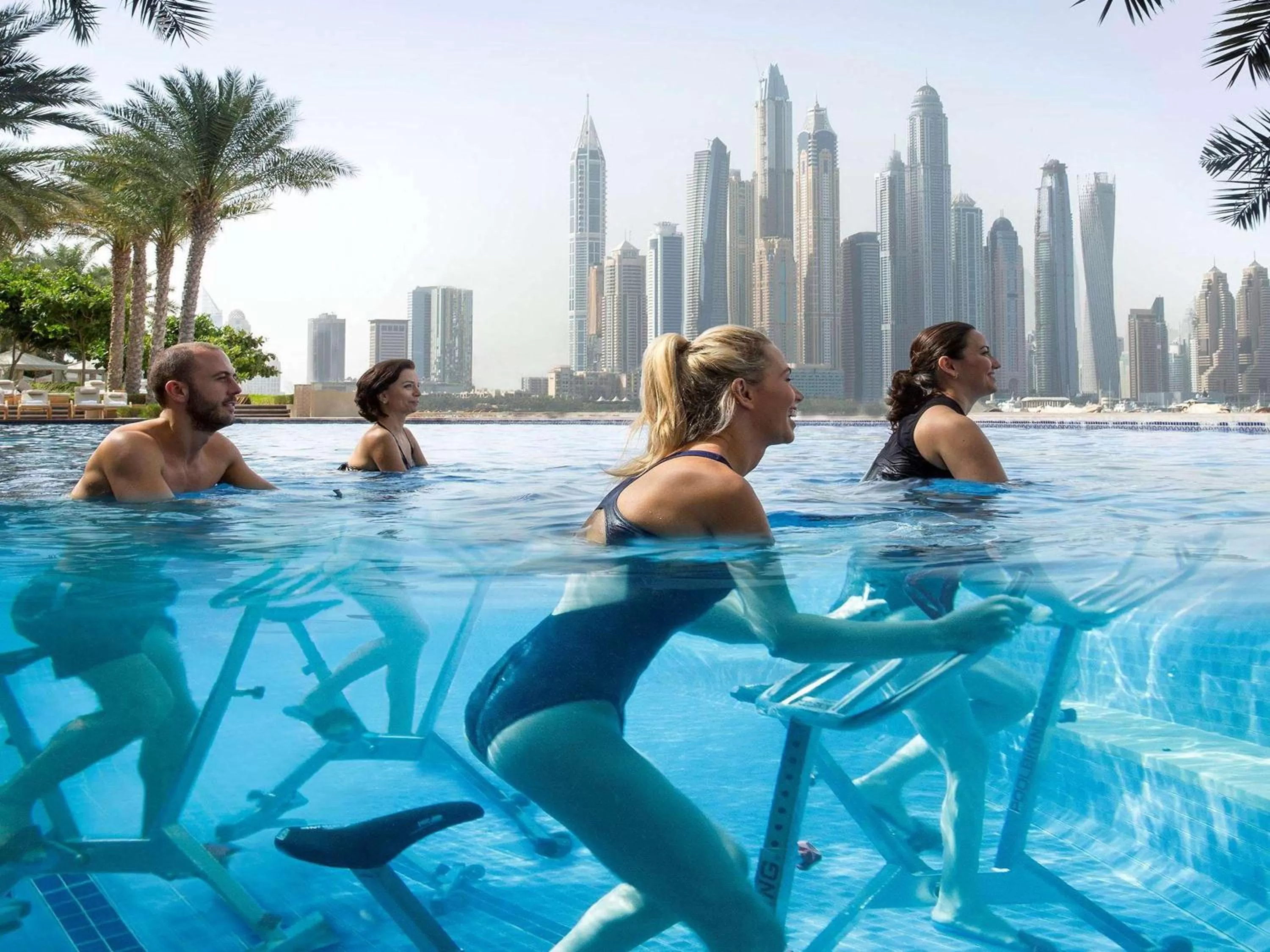 On site in Fairmont The Palm