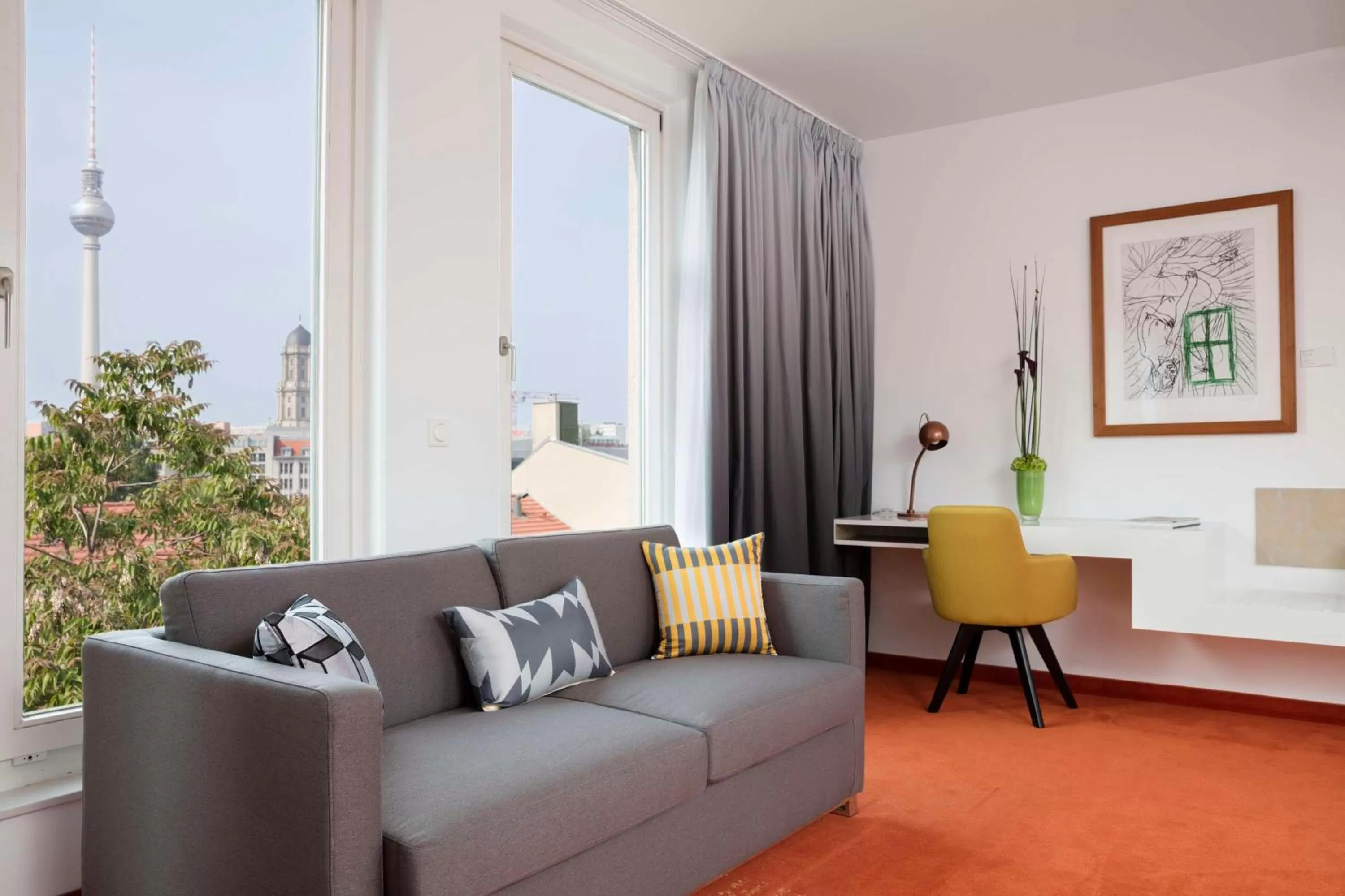 Photo of the whole room in art'otel berlin mitte, Powered by Radisson Hotels