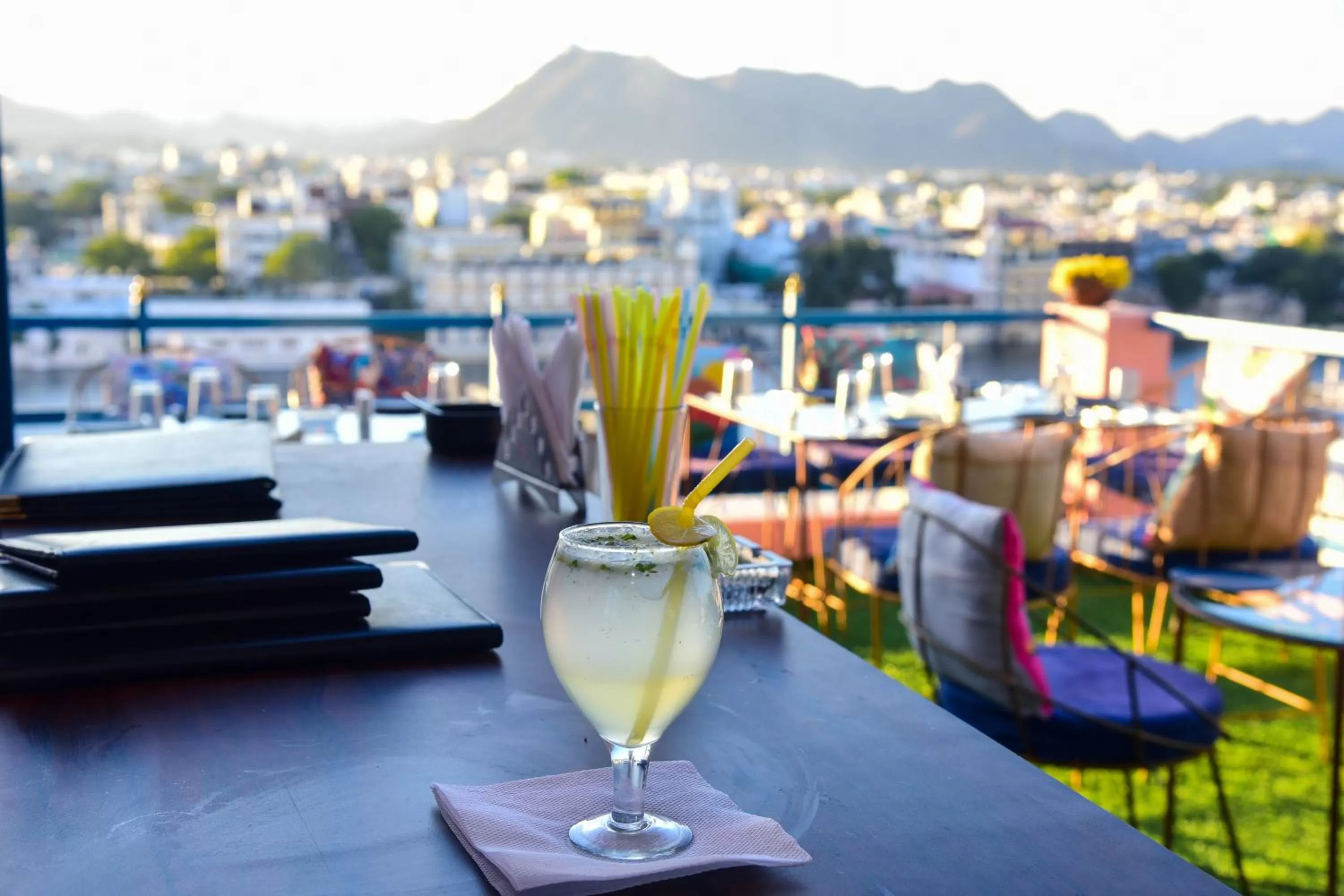 Drinks in Hotel Casa by the lake