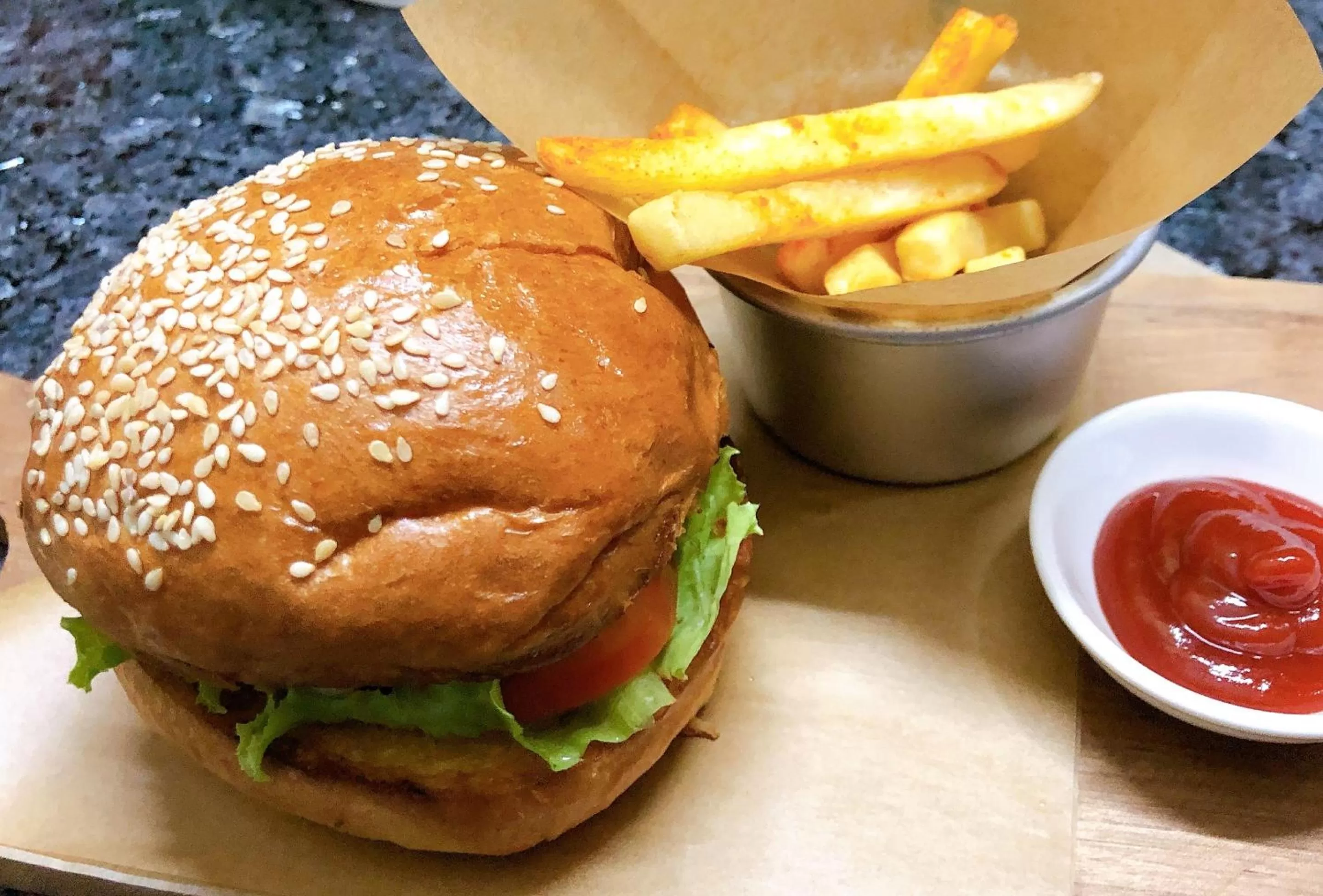 Food in Poolside Villa