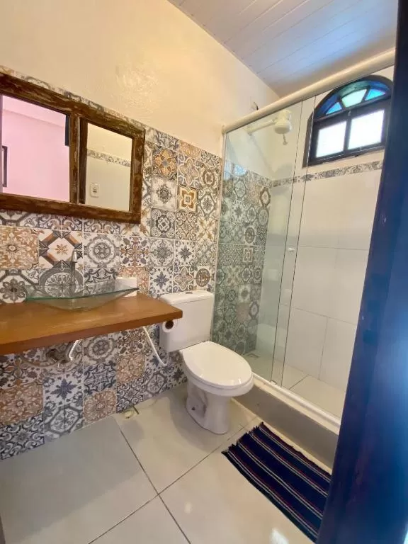 Bathroom in Pousada Porto Búzios
