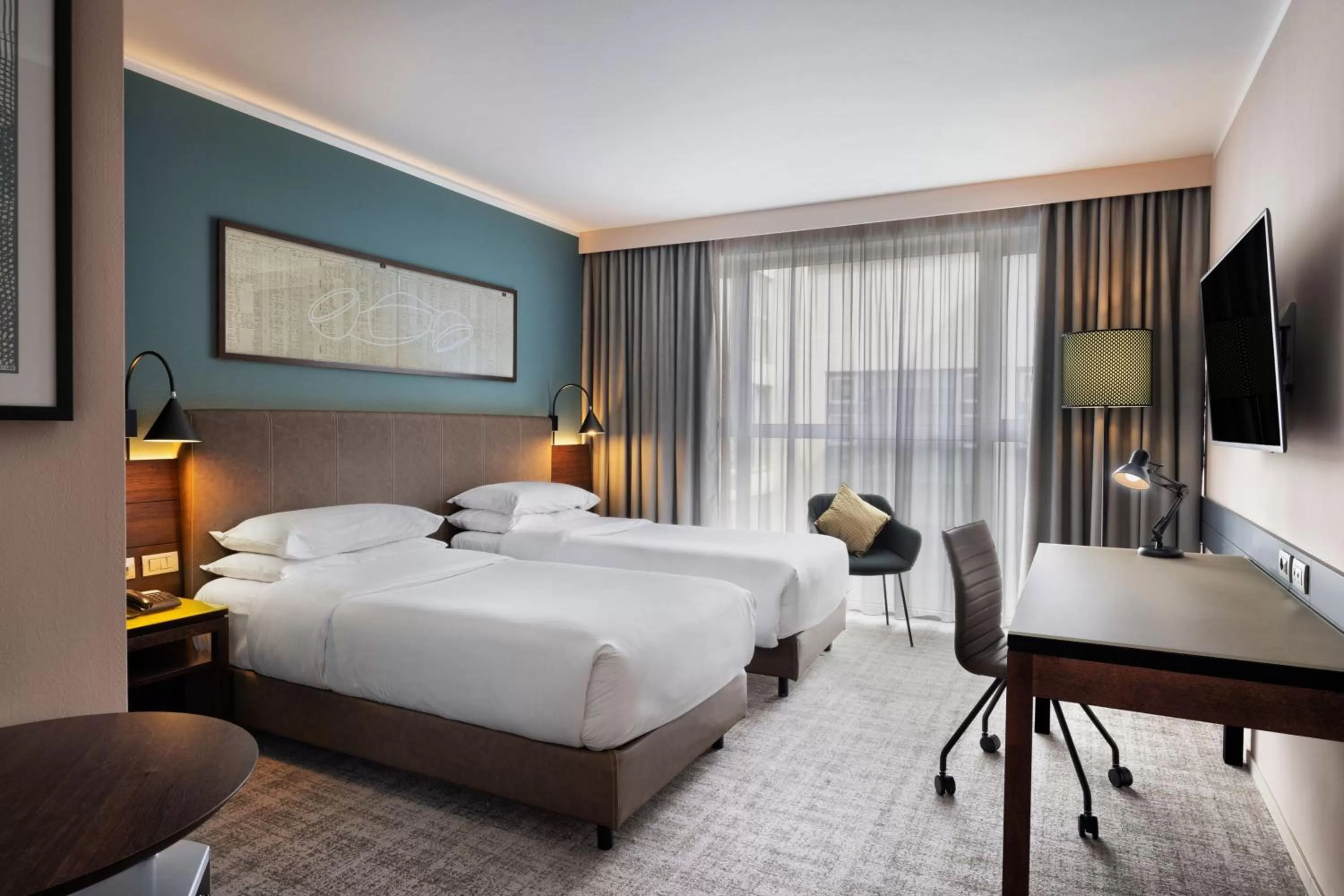 Bedroom, Bed in Four Points Sheraton Bolzano Bozen