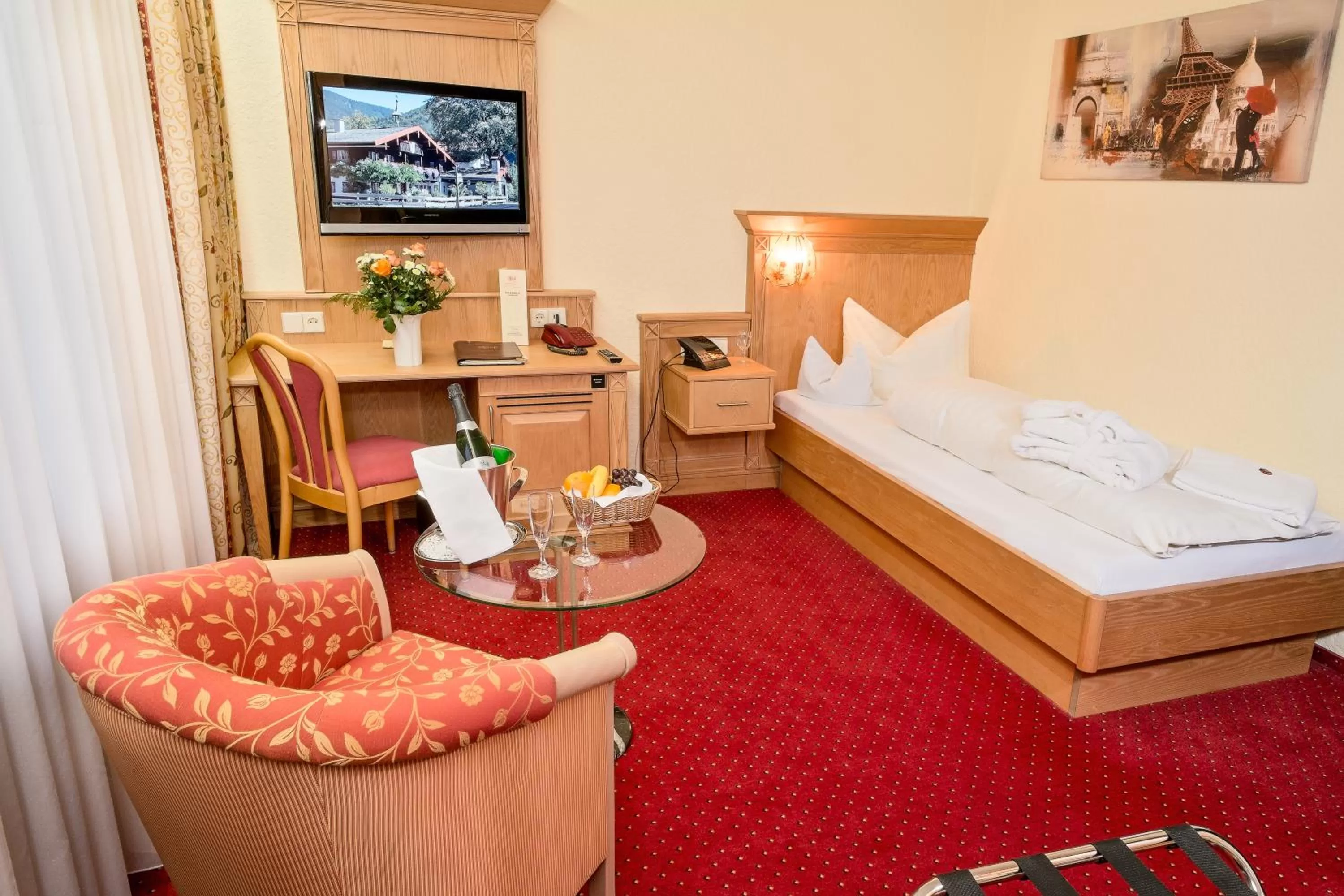 Bed in Wellness Privathotel Post an der Therme