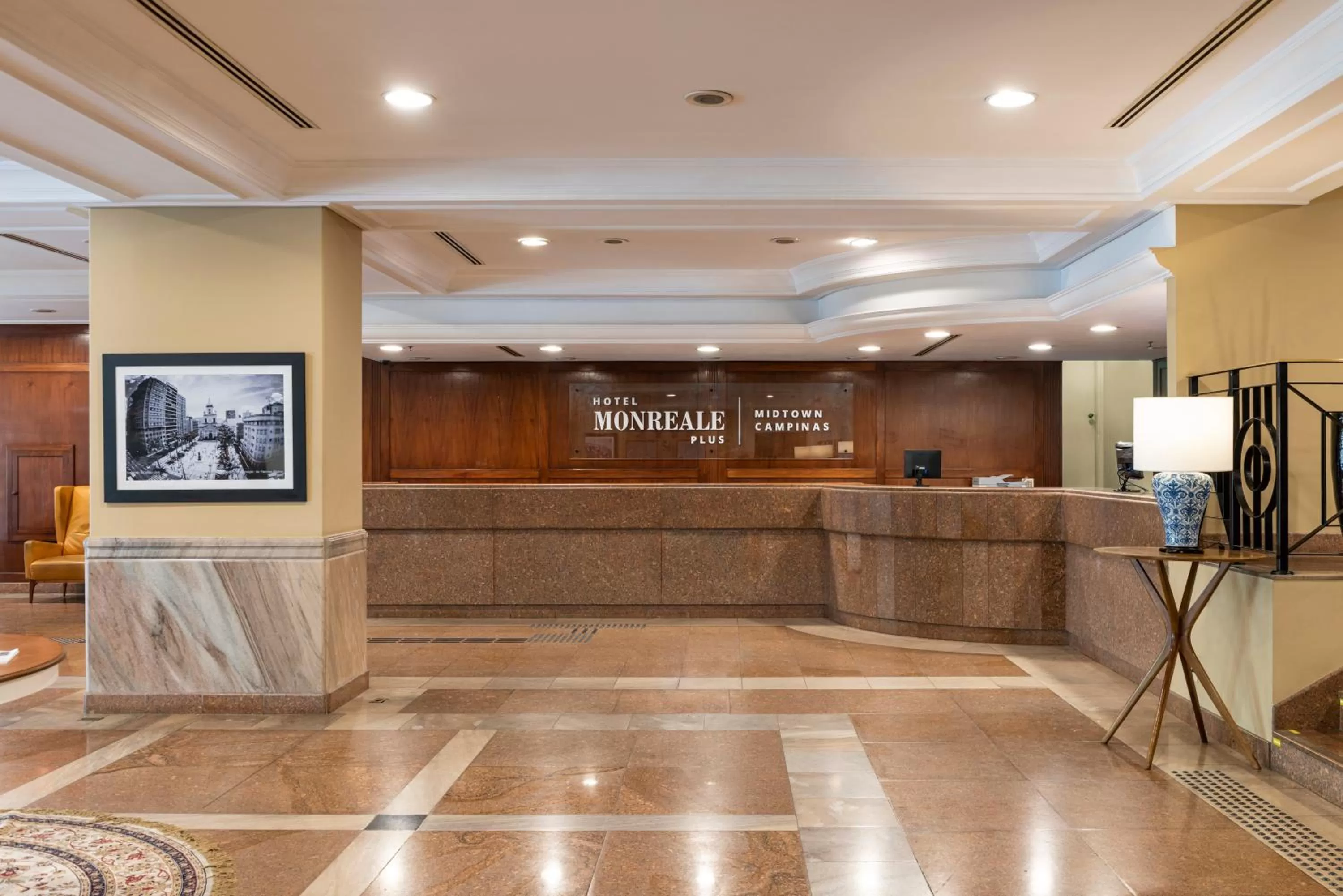 Lobby or reception in Monreale Plus Midtown Campinas