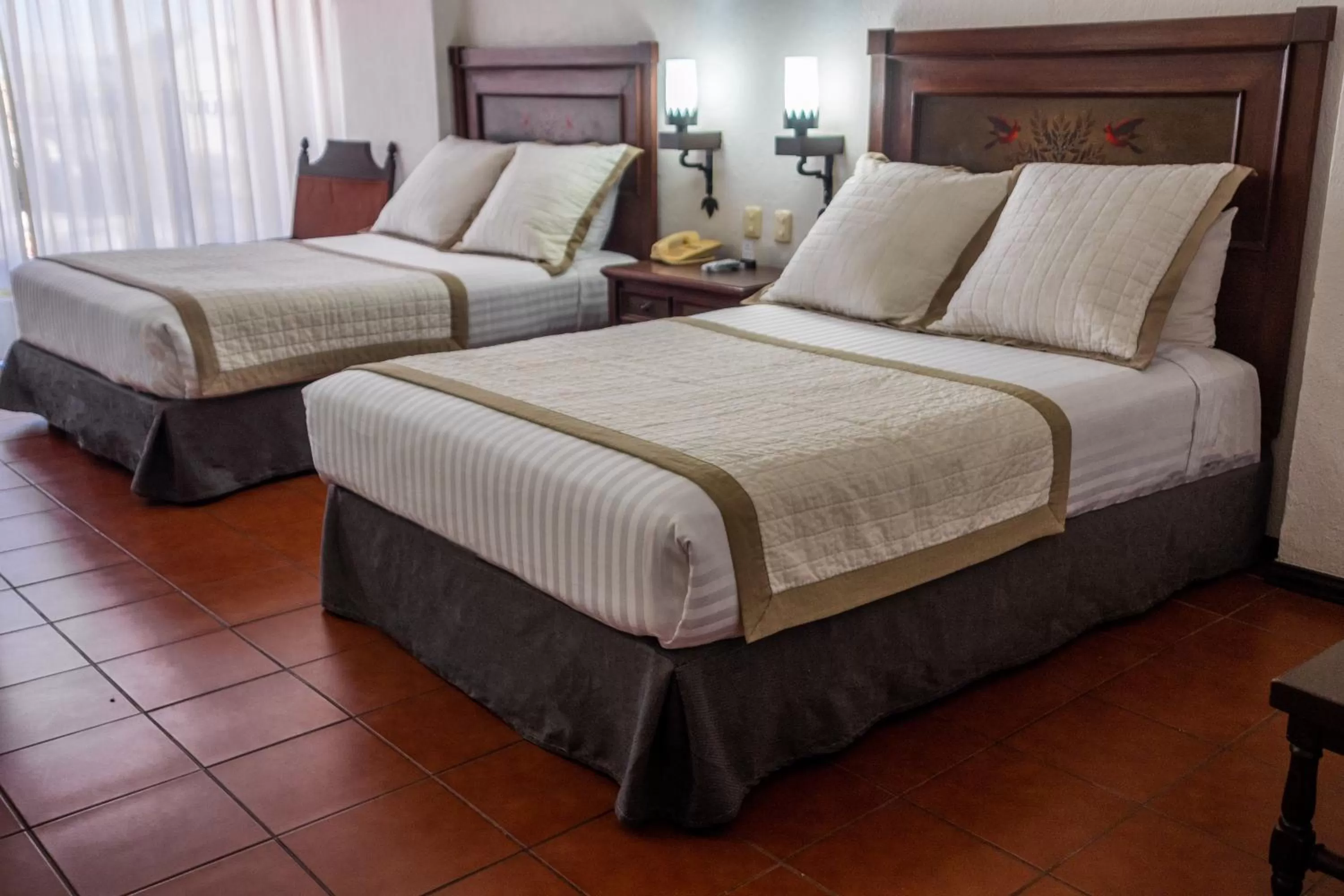 Bed in Hotel Fenix