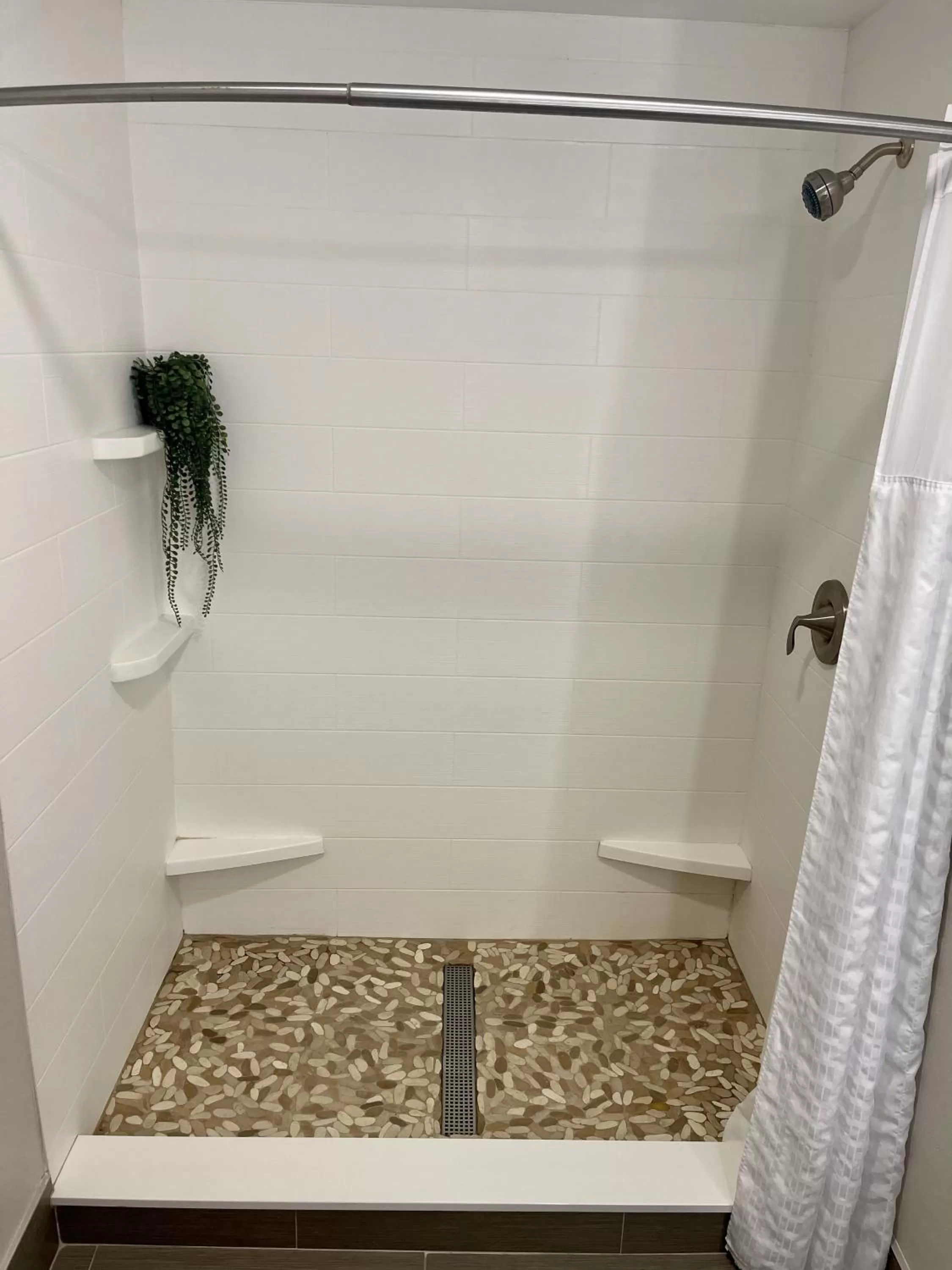 Shower in Comfort Suites Chincoteague Island Bayfront Resort