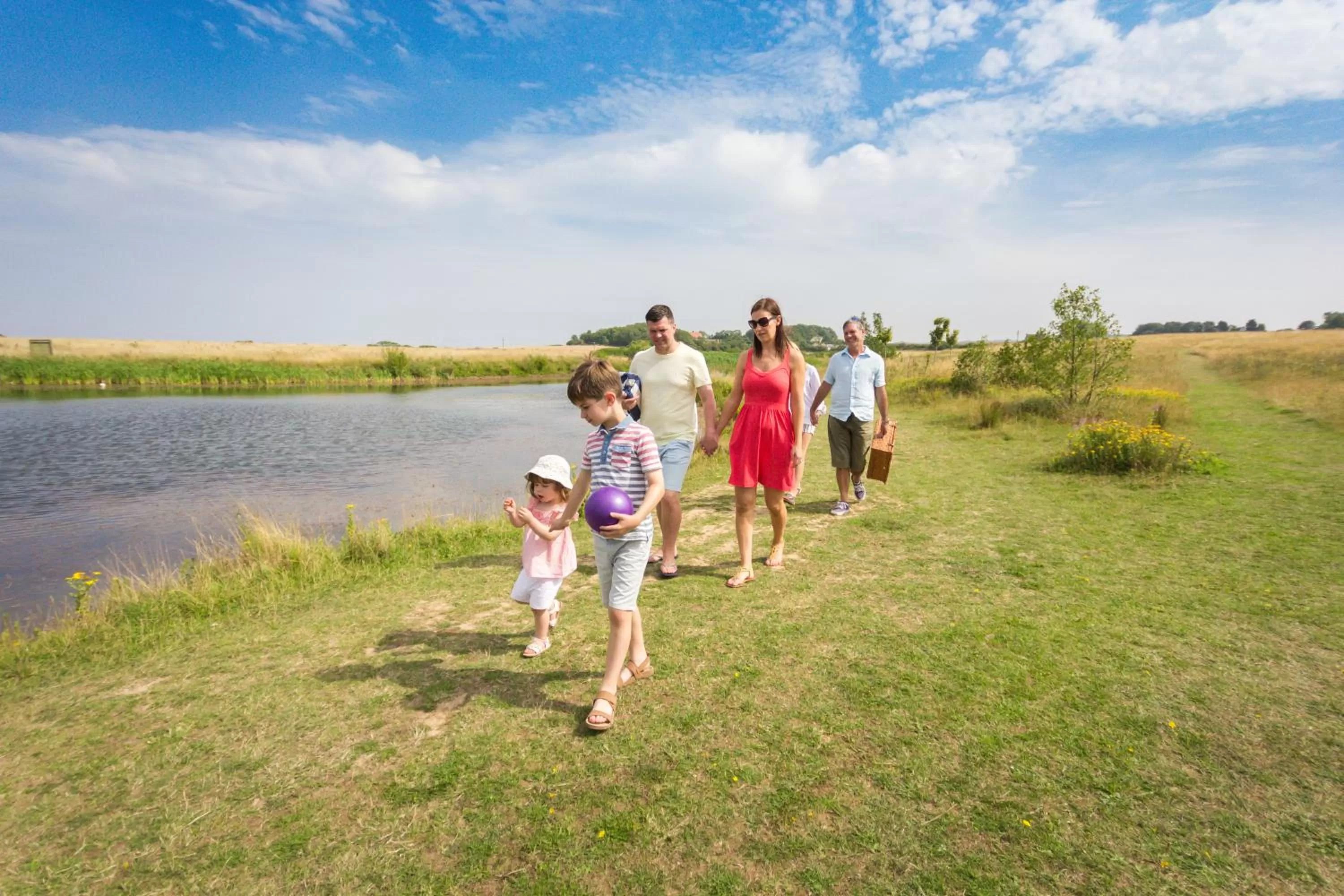 Lake view in The Bay Filey Holiday Village