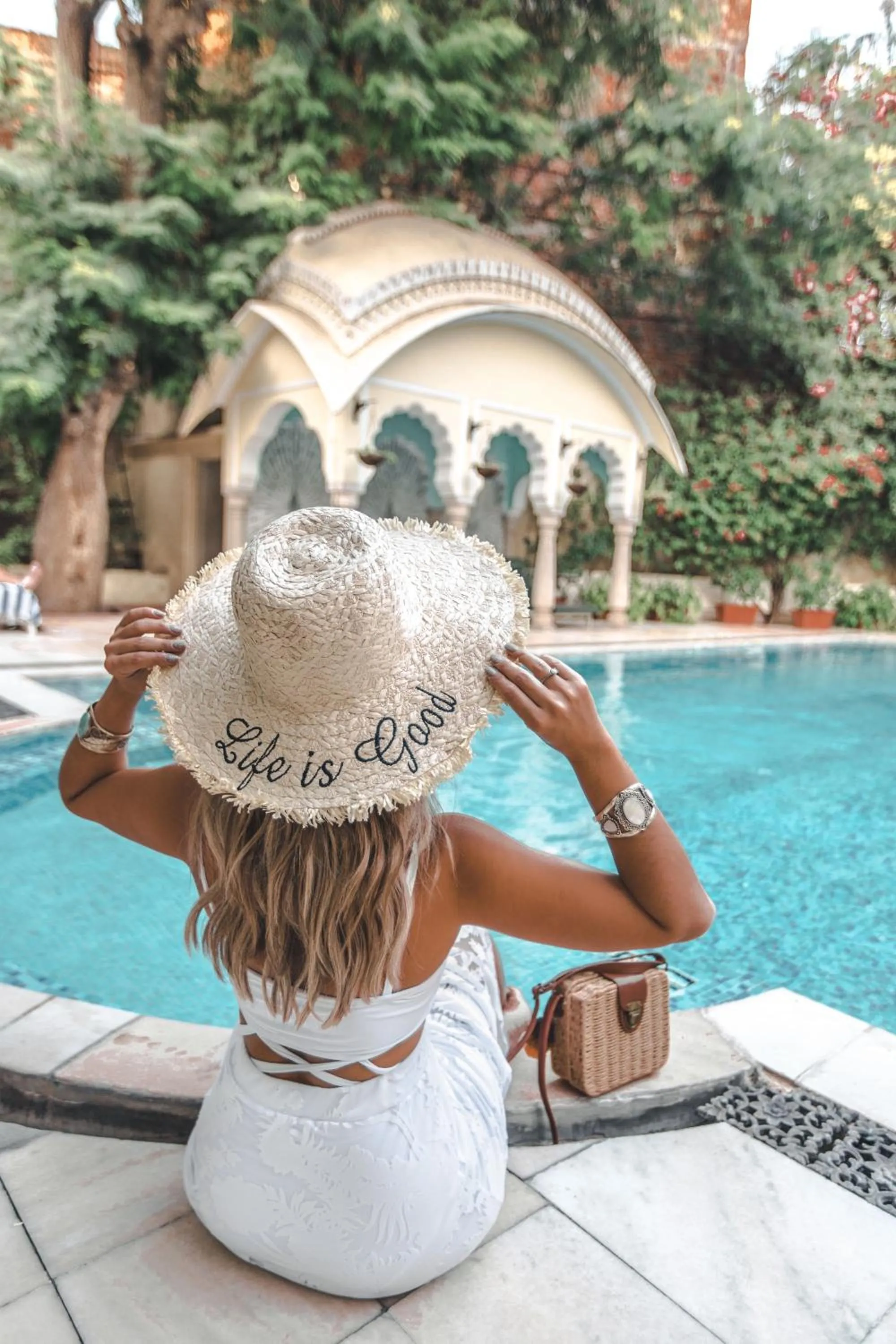 Decorative detail in Alsisar Haveli - Heritage Hotel