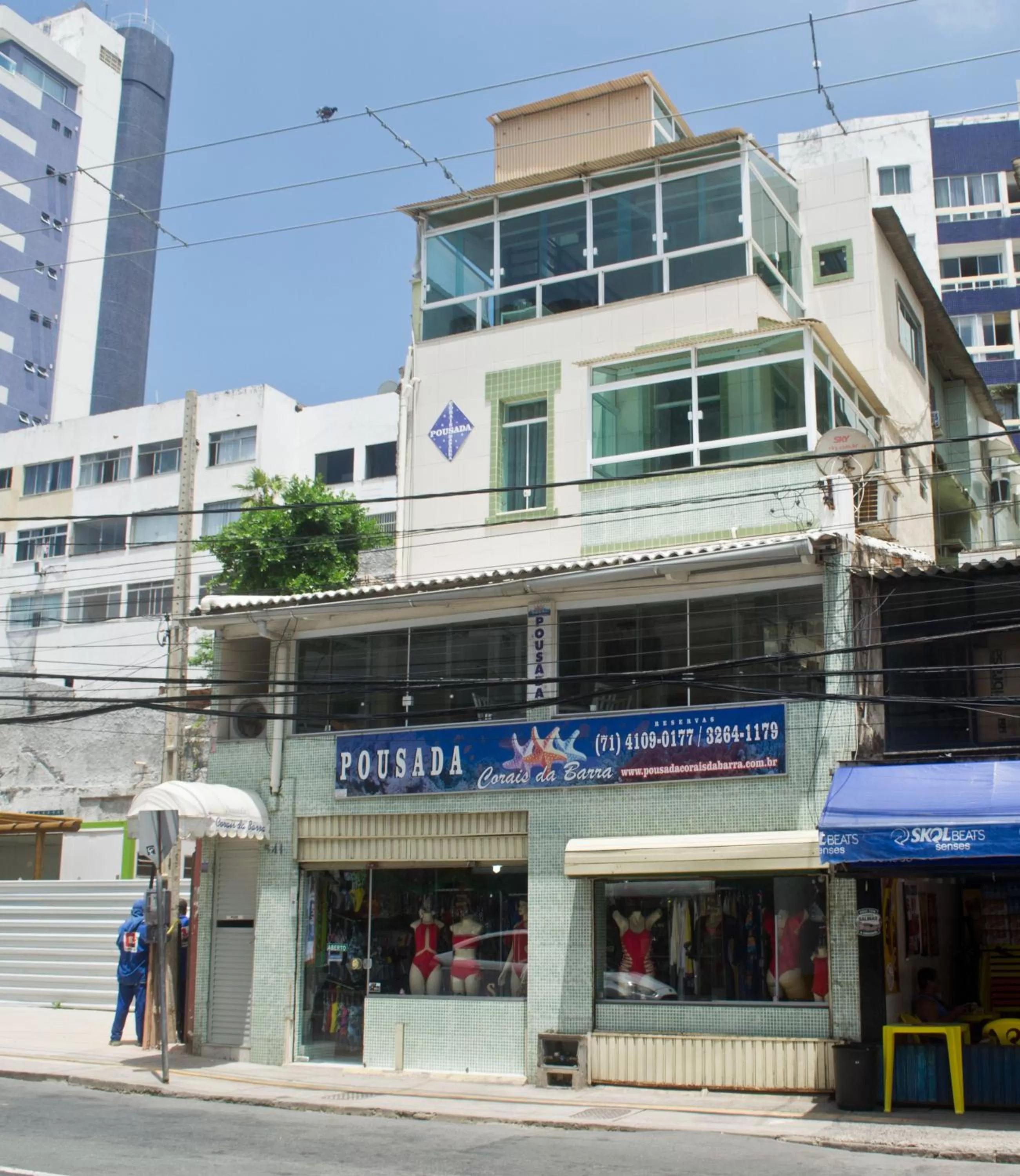 Facade/entrance in Pousada Corais da Barra