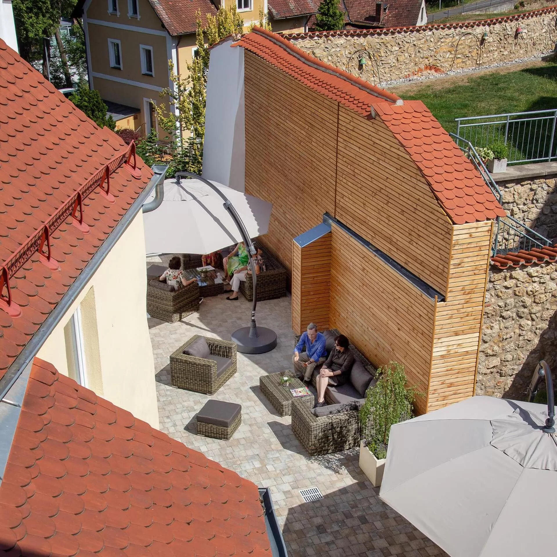 Patio in Hotelgasthof Bayerischer Hof