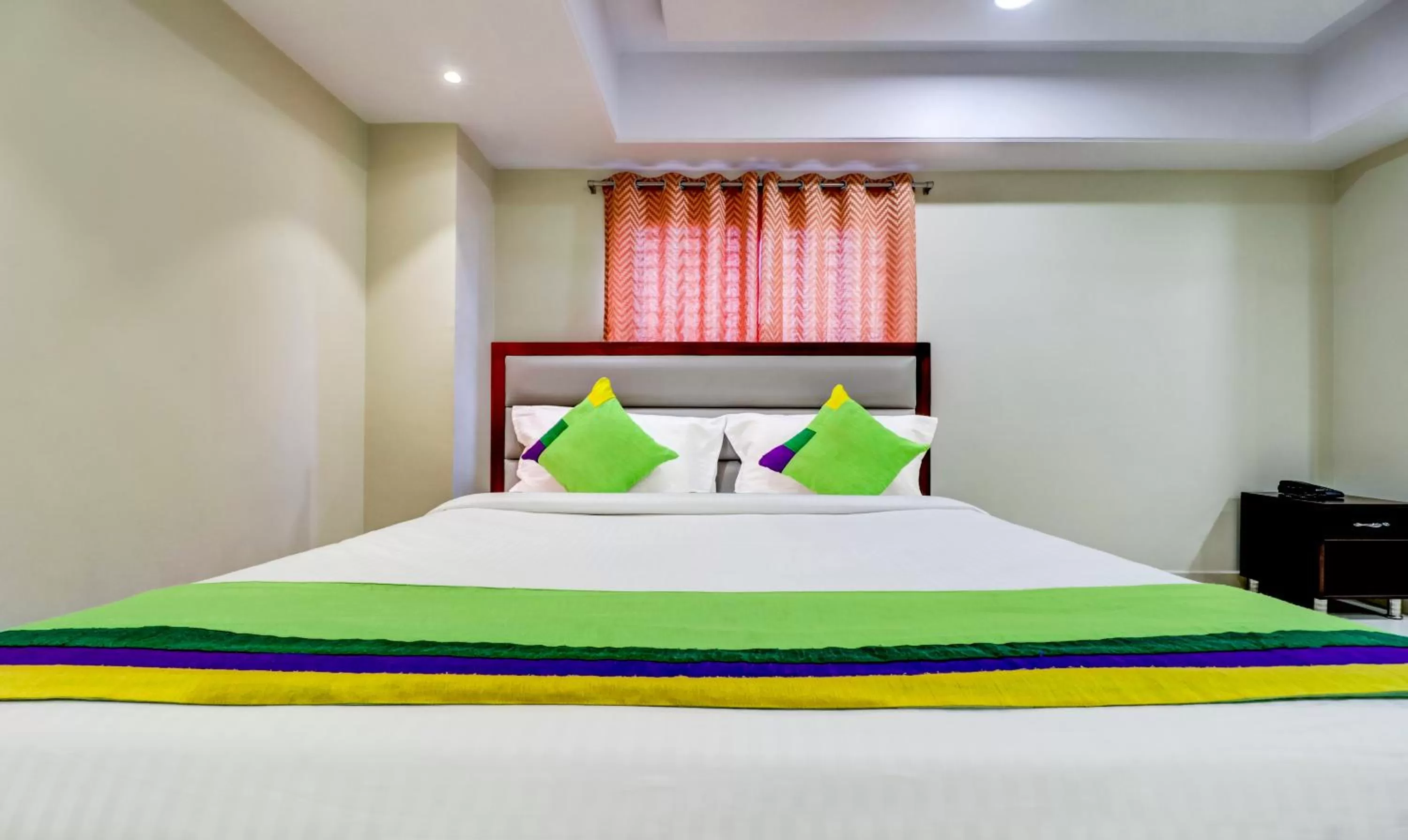 Bedroom, Bed in Treebo Grand Milan