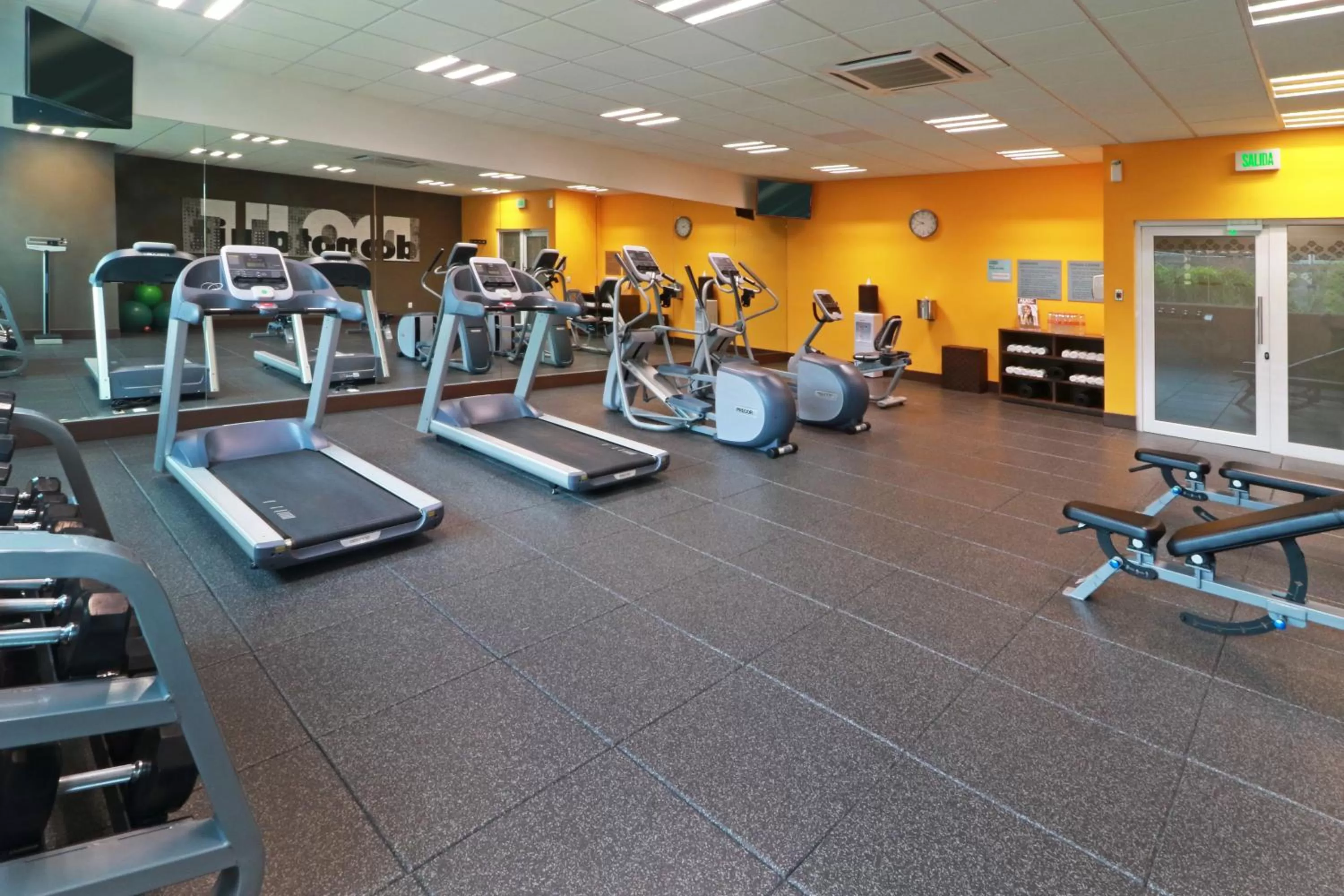 Fitness centre/facilities in Wyndham Garden Guadalajara Acueducto