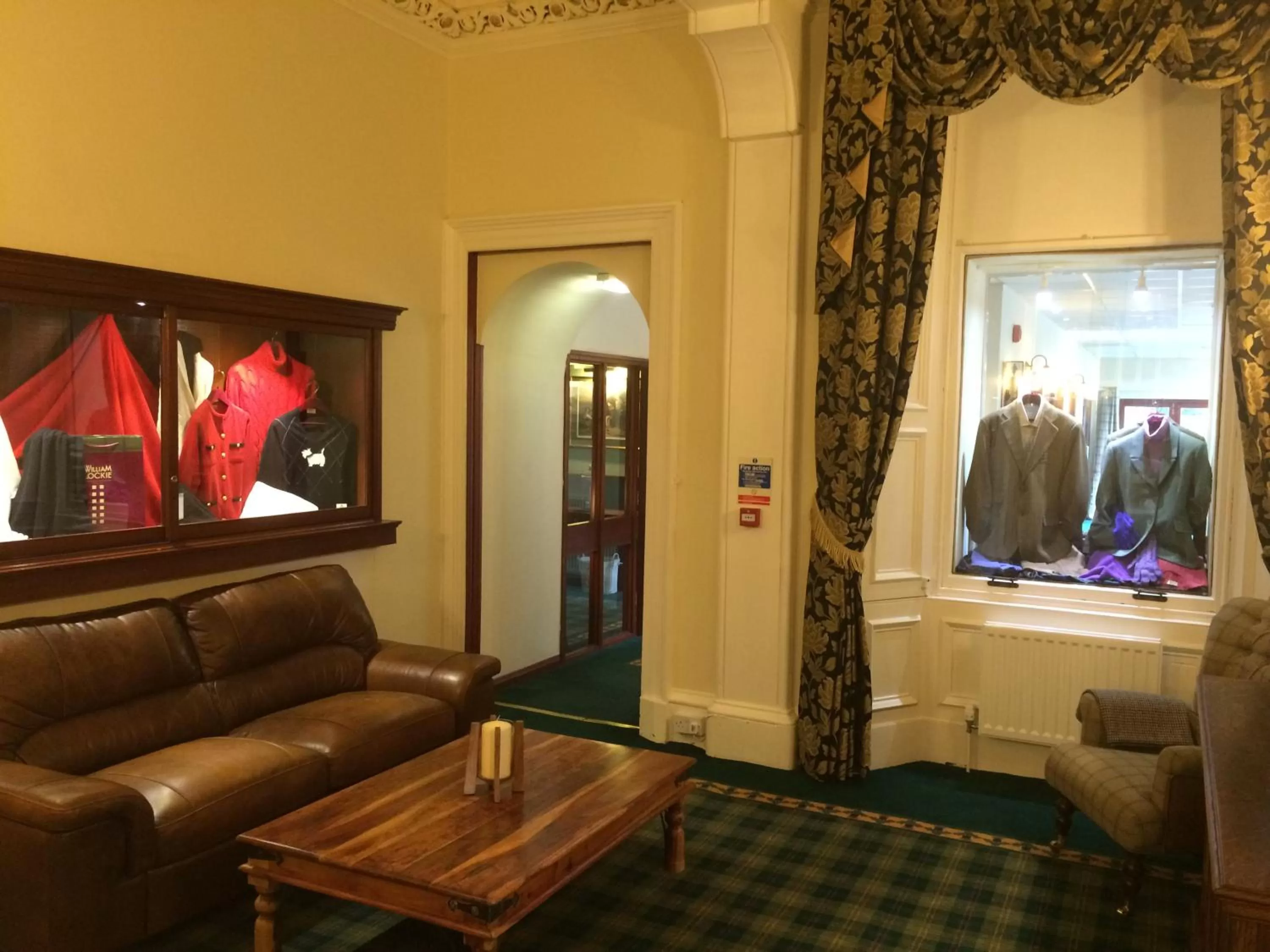 Seating area in Mansfield House Hotel