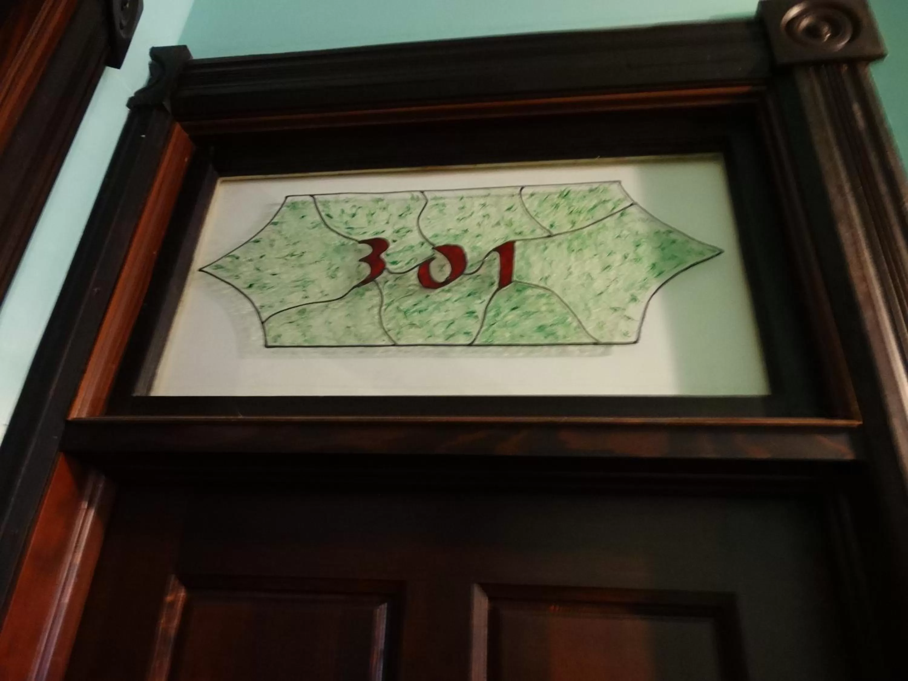 Decorative detail in Historic Iron Horse Inn - Deadwood