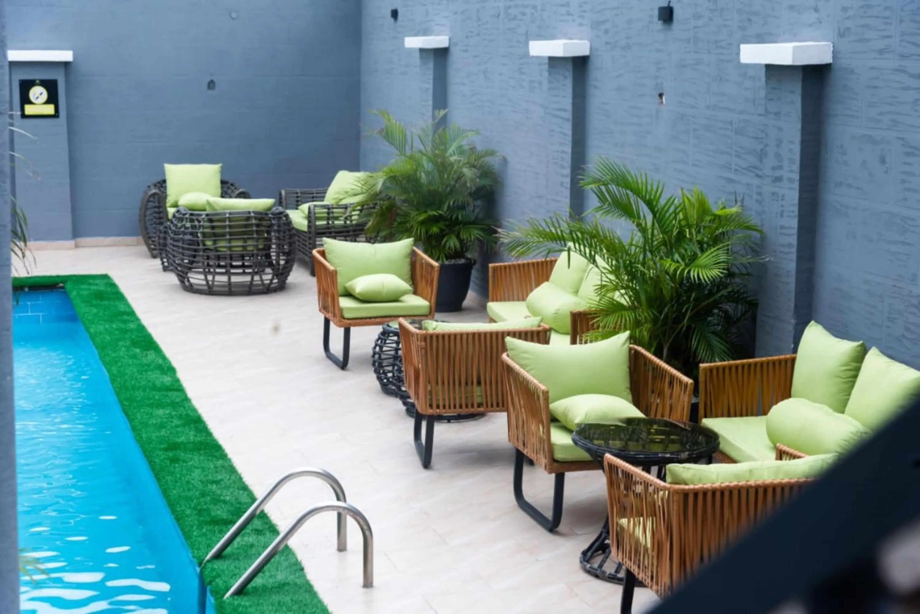 Swimming pool in The Grosvenor Suites Gwarinpa Abuja