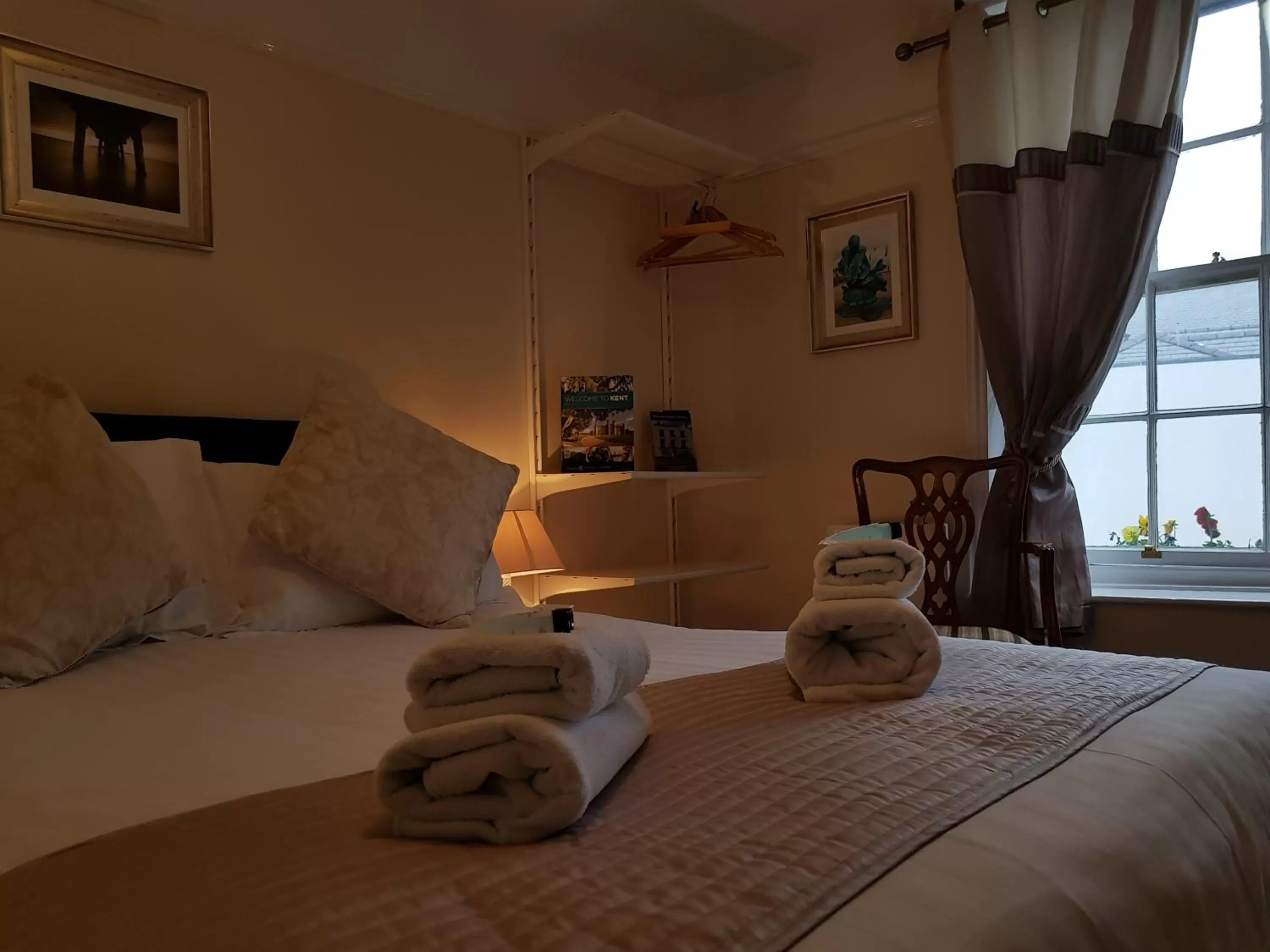 Decorative detail, Bed in Waterfront Hotel