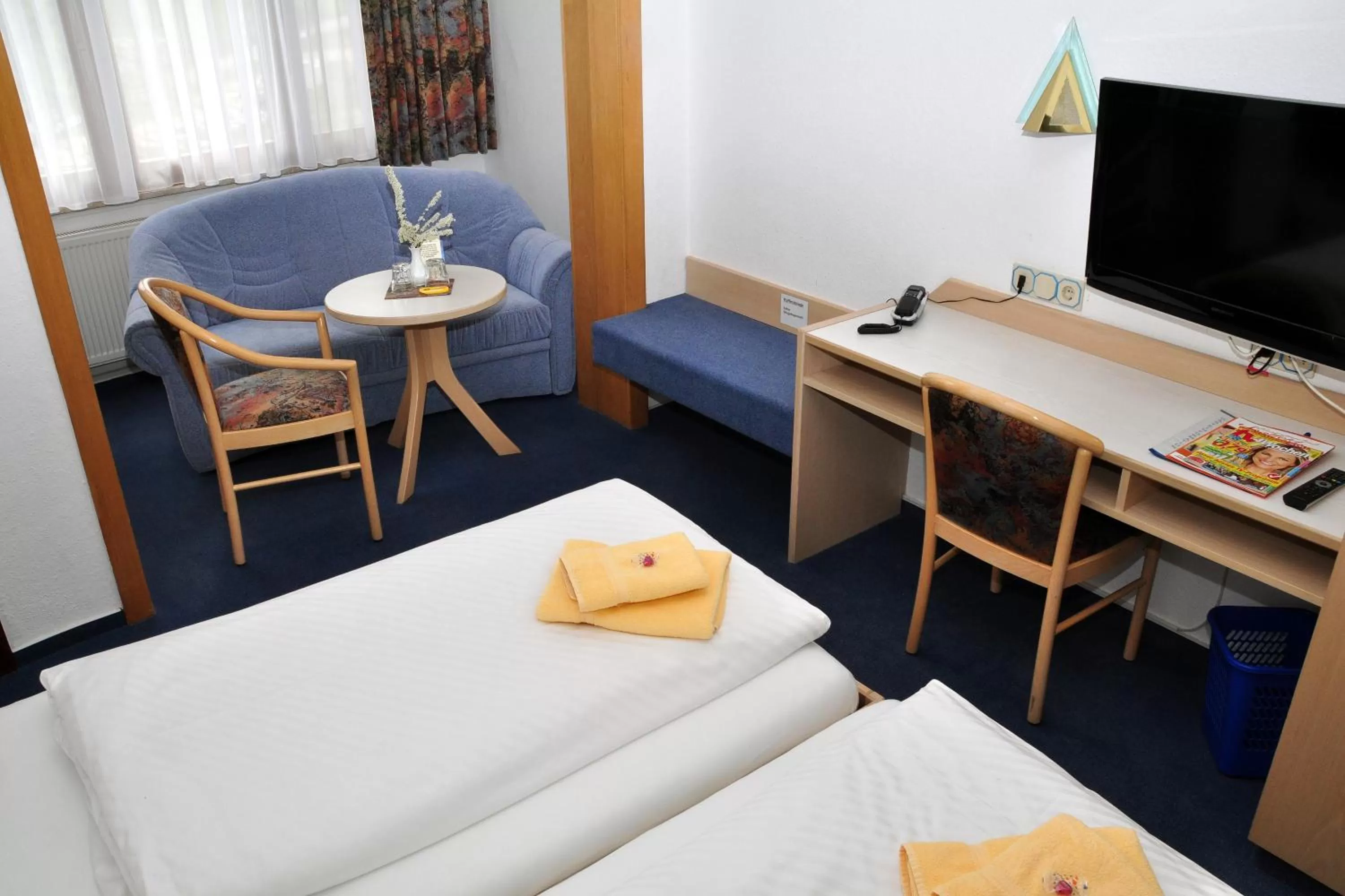 Bedroom, Bed in Hotel Am Hohen Schwarm