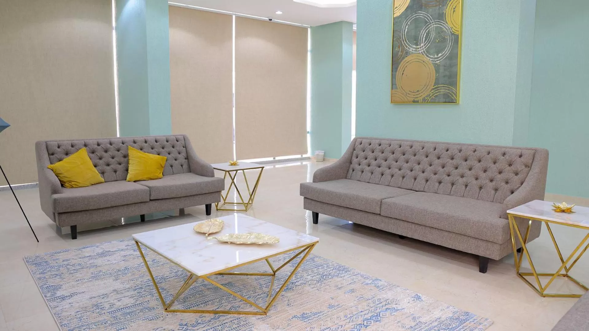 Seating area in BHomed Salmiya