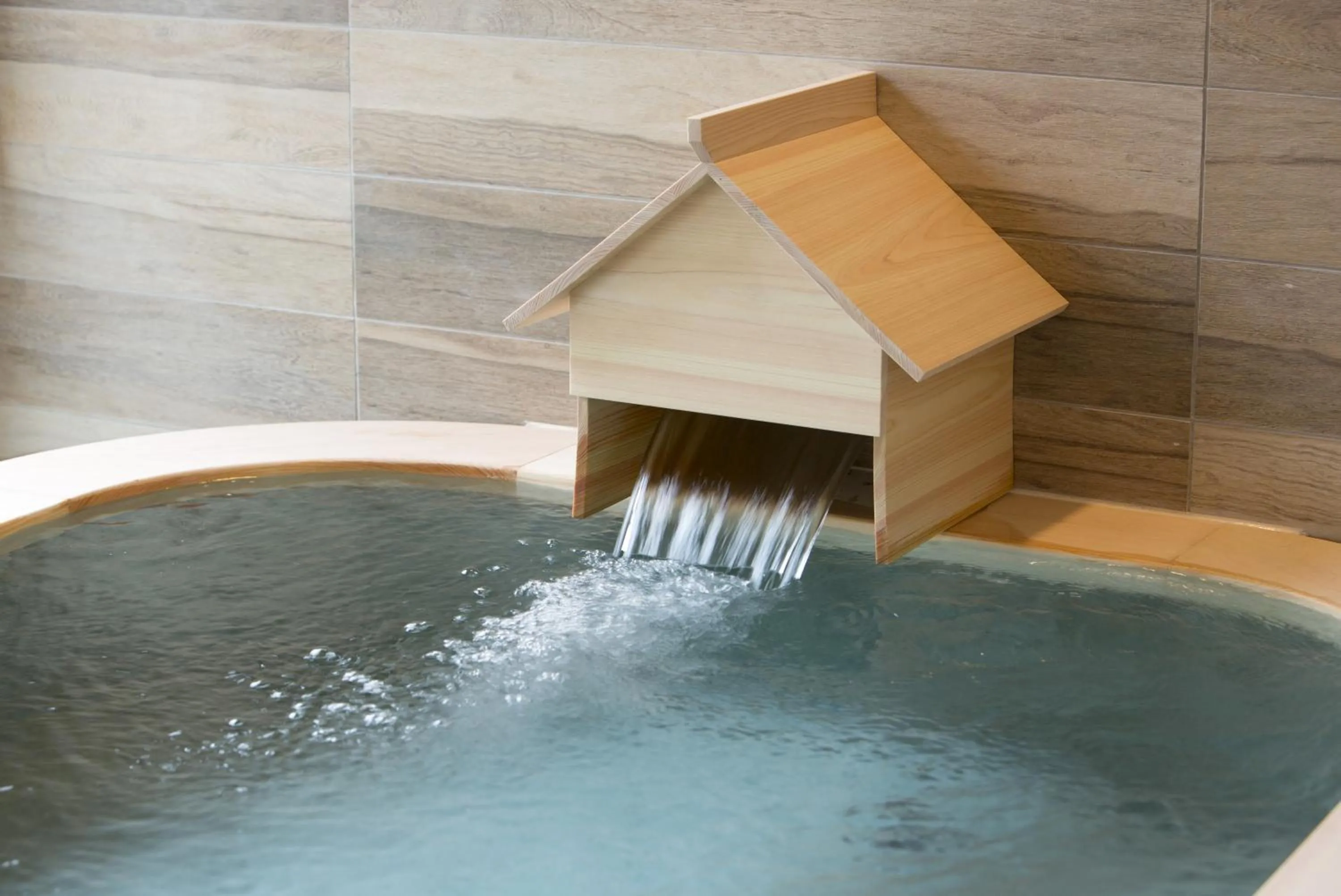 Hot Spring Bath in Hakone Hotel
