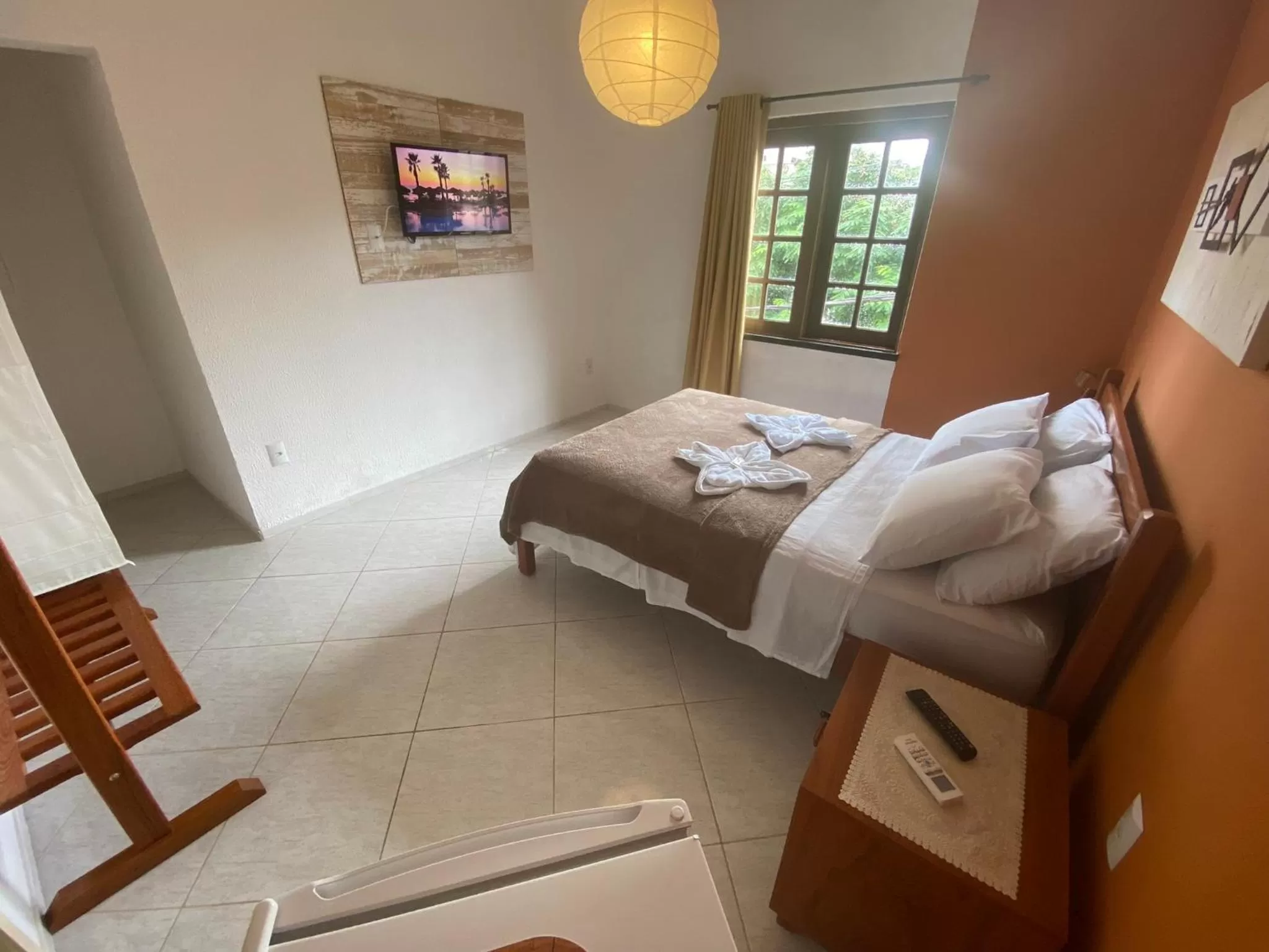 Bed in Refúgio Pousada Fortaleza