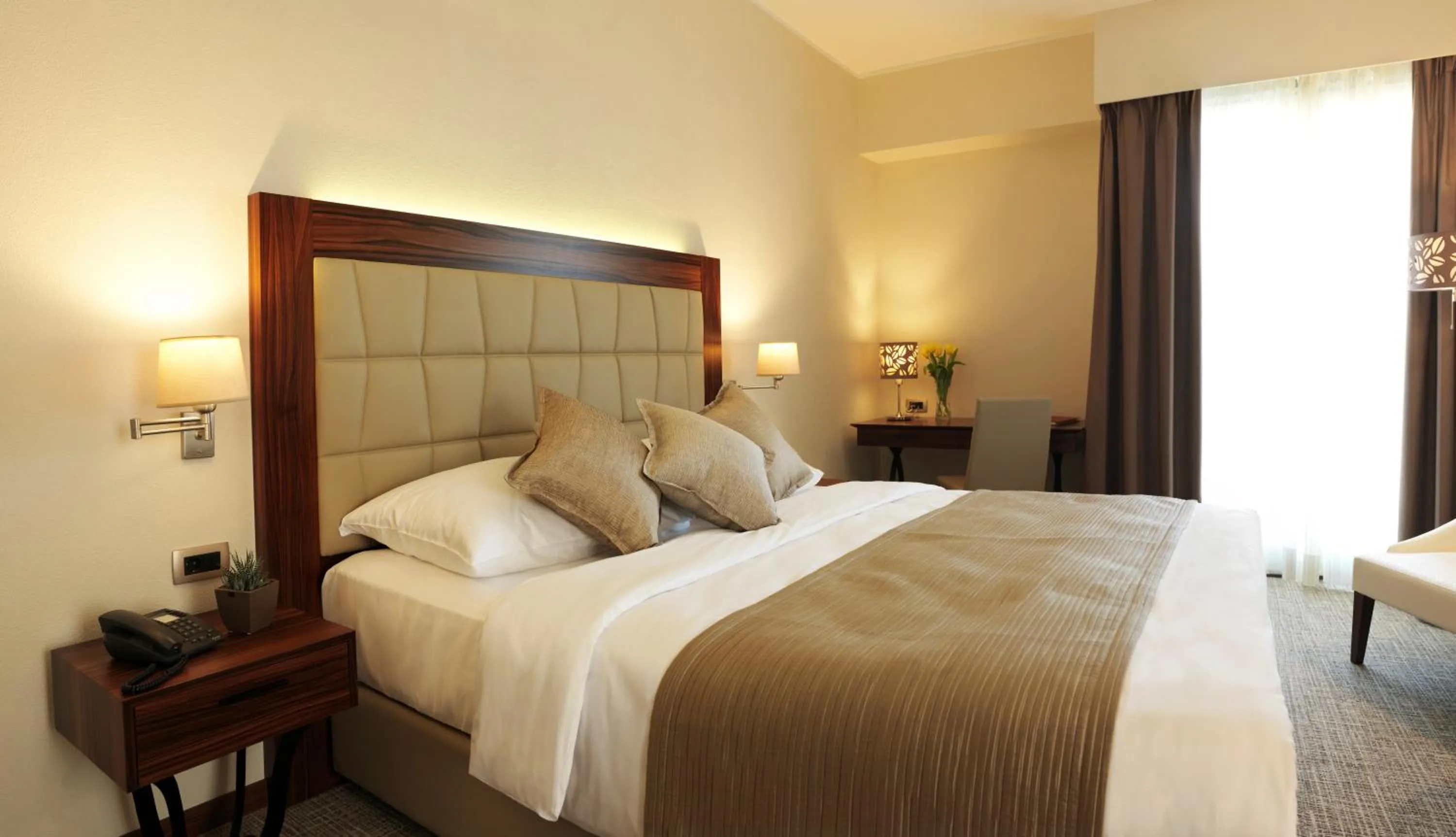 Bedroom, Bed in Grand Hotel Portoroz 4* superior – Terme & Wellness LifeClass