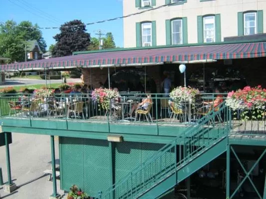Patio in The Gananoque Inn