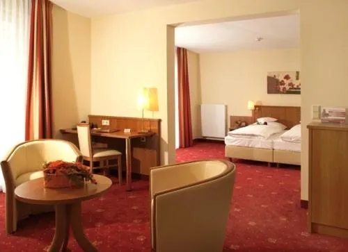 Photo of the whole room, Bed in Waldhotel Nachtigall