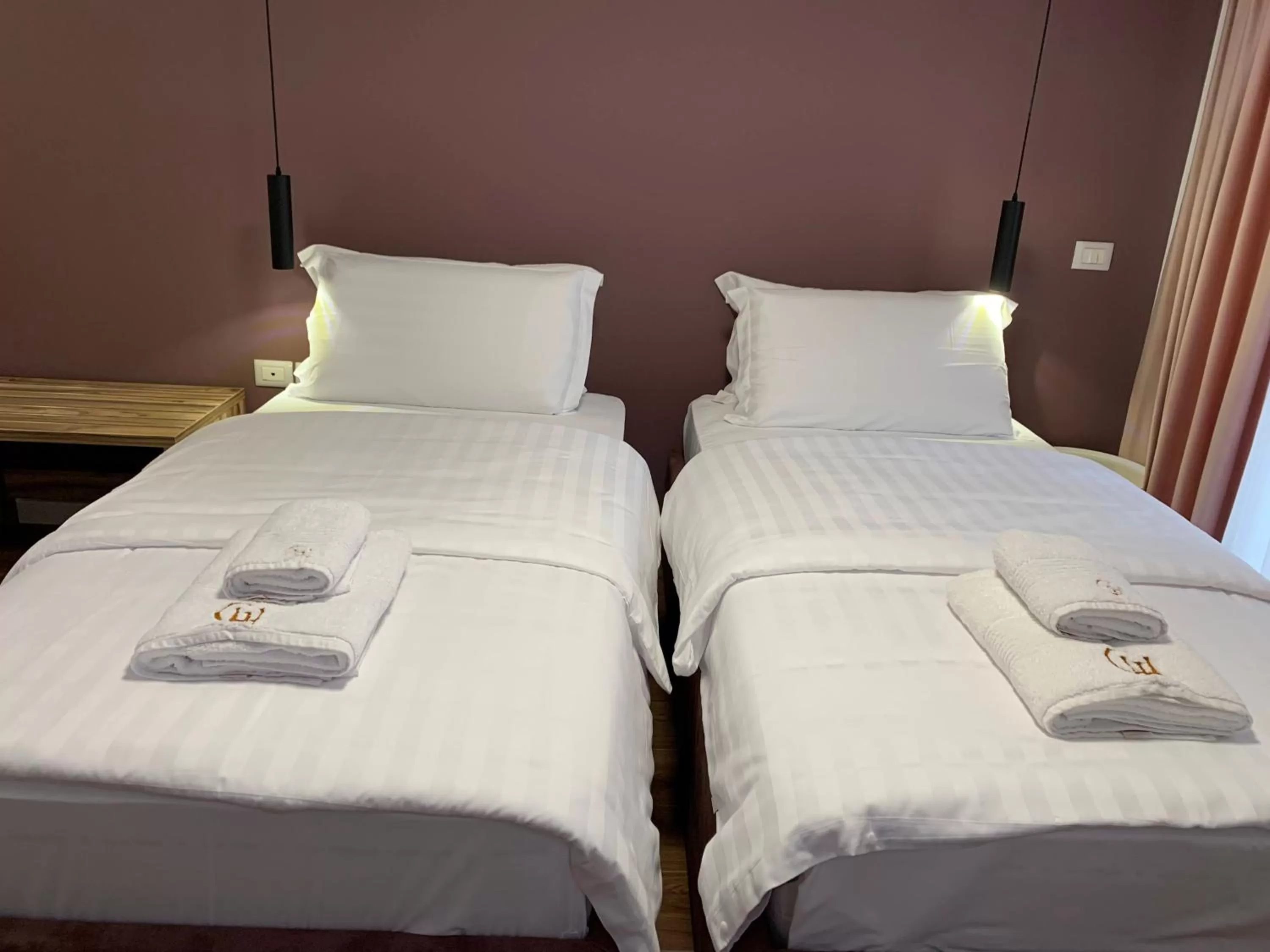 Bed in Grand Hotel Pogradec