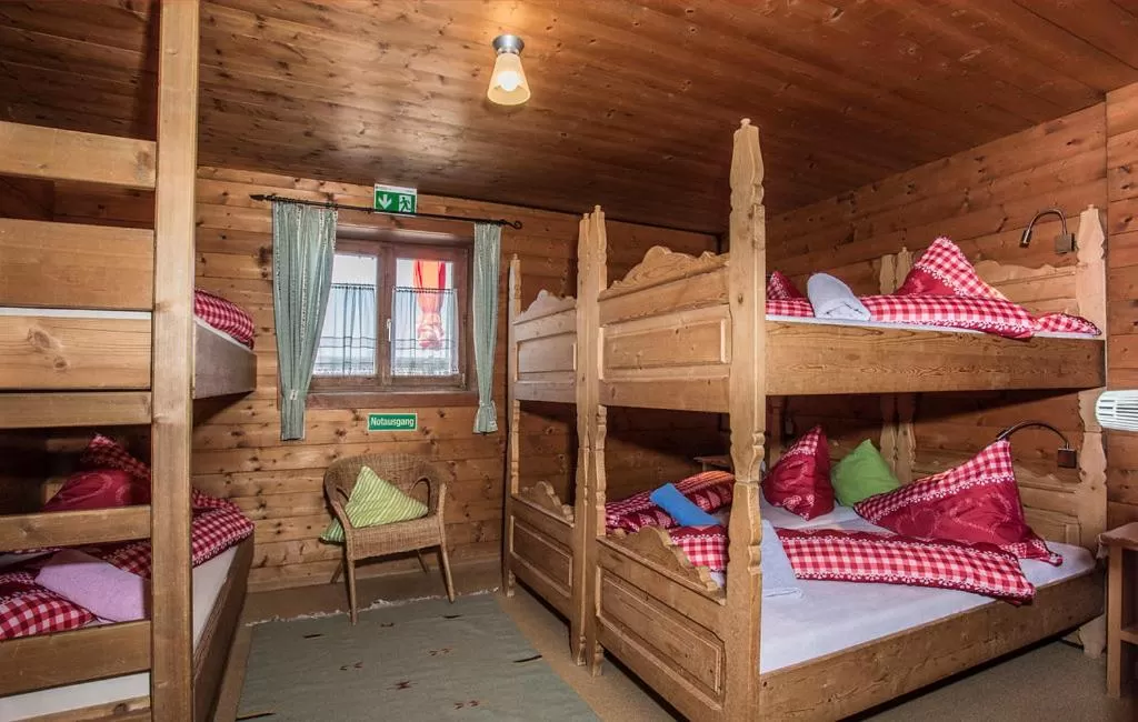 Bed in Hocheckhuette On Top of the Kitzbuehel Hahnenkamm Mountain