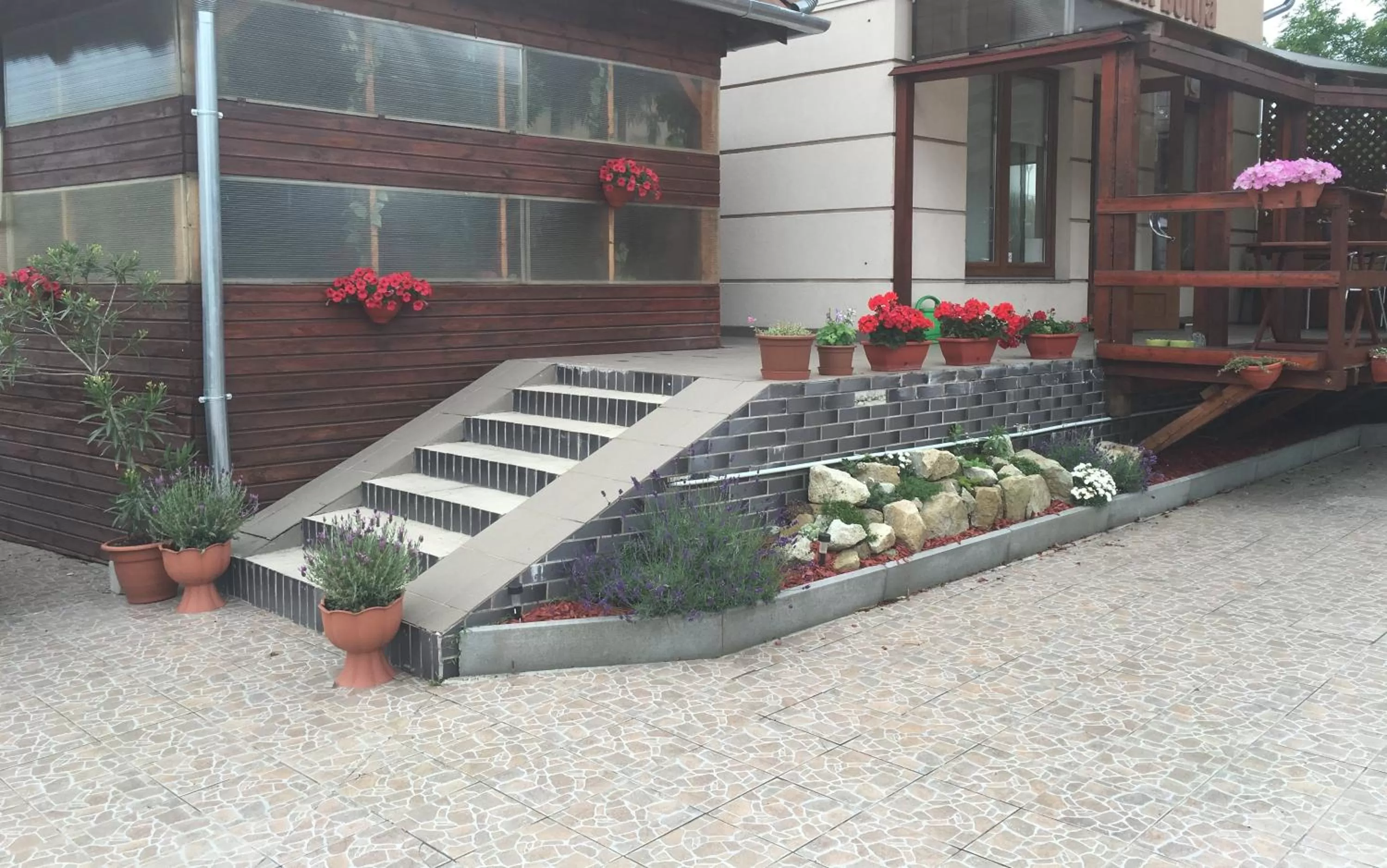 Balcony/Terrace in Abszolút Hotel és Panzió