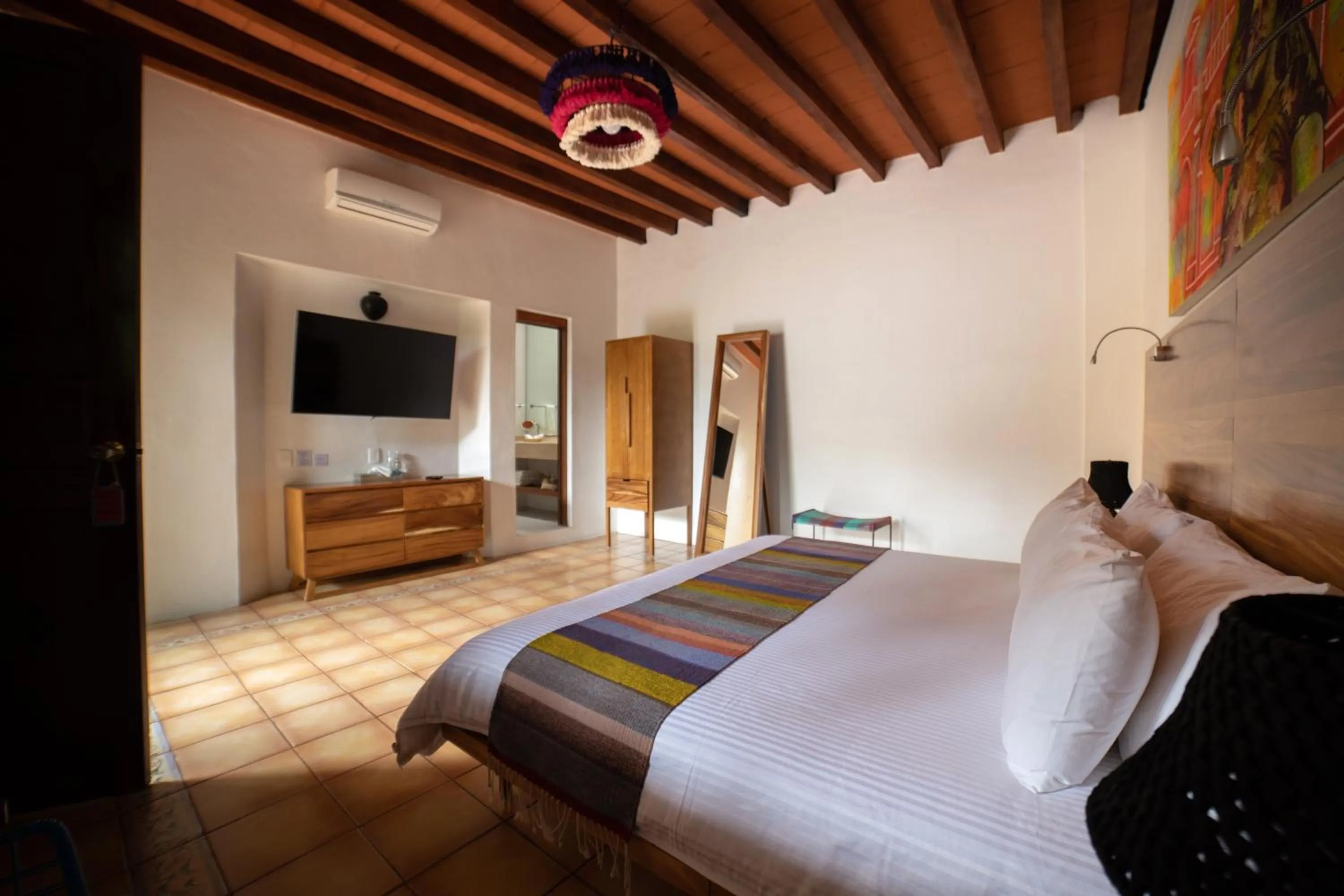 Bedroom, Bed in NaNa Vida Hotel Oaxaca