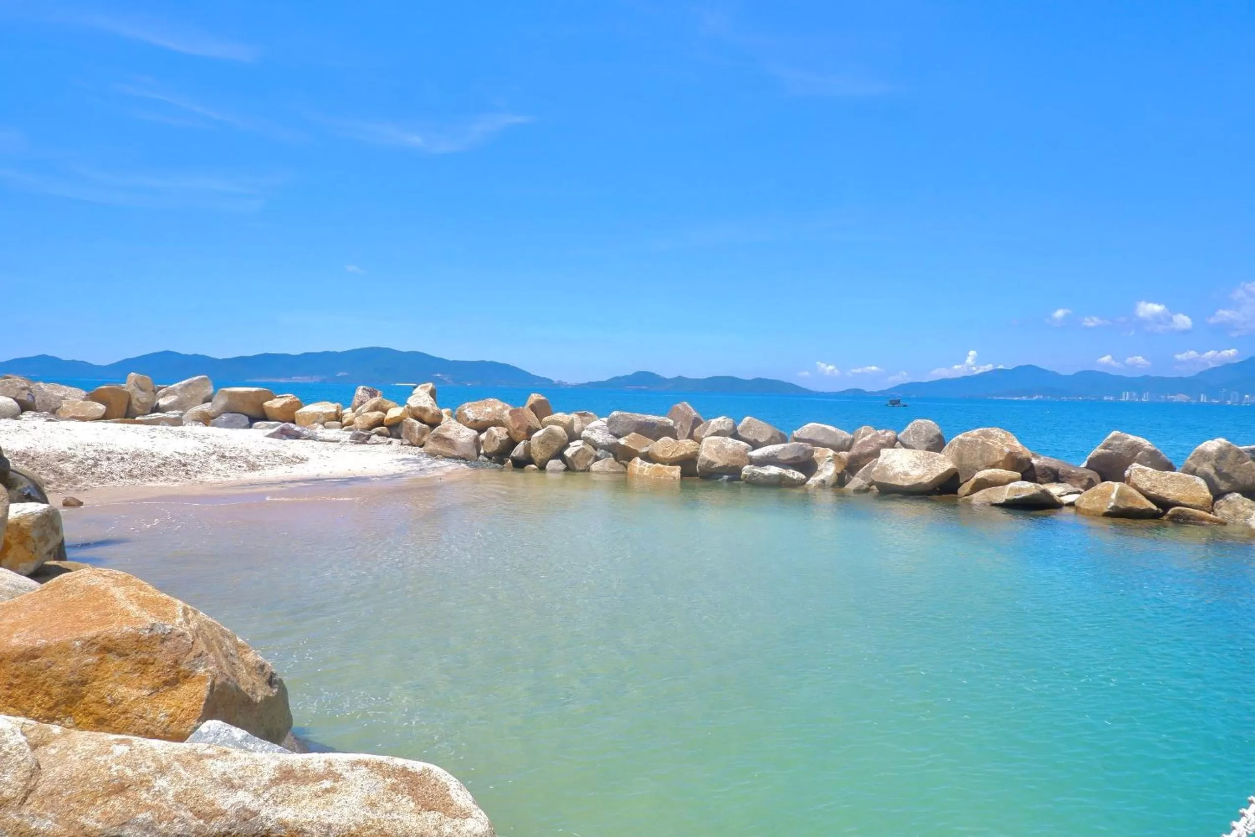 Beach in Alibu Resort Nha Trang