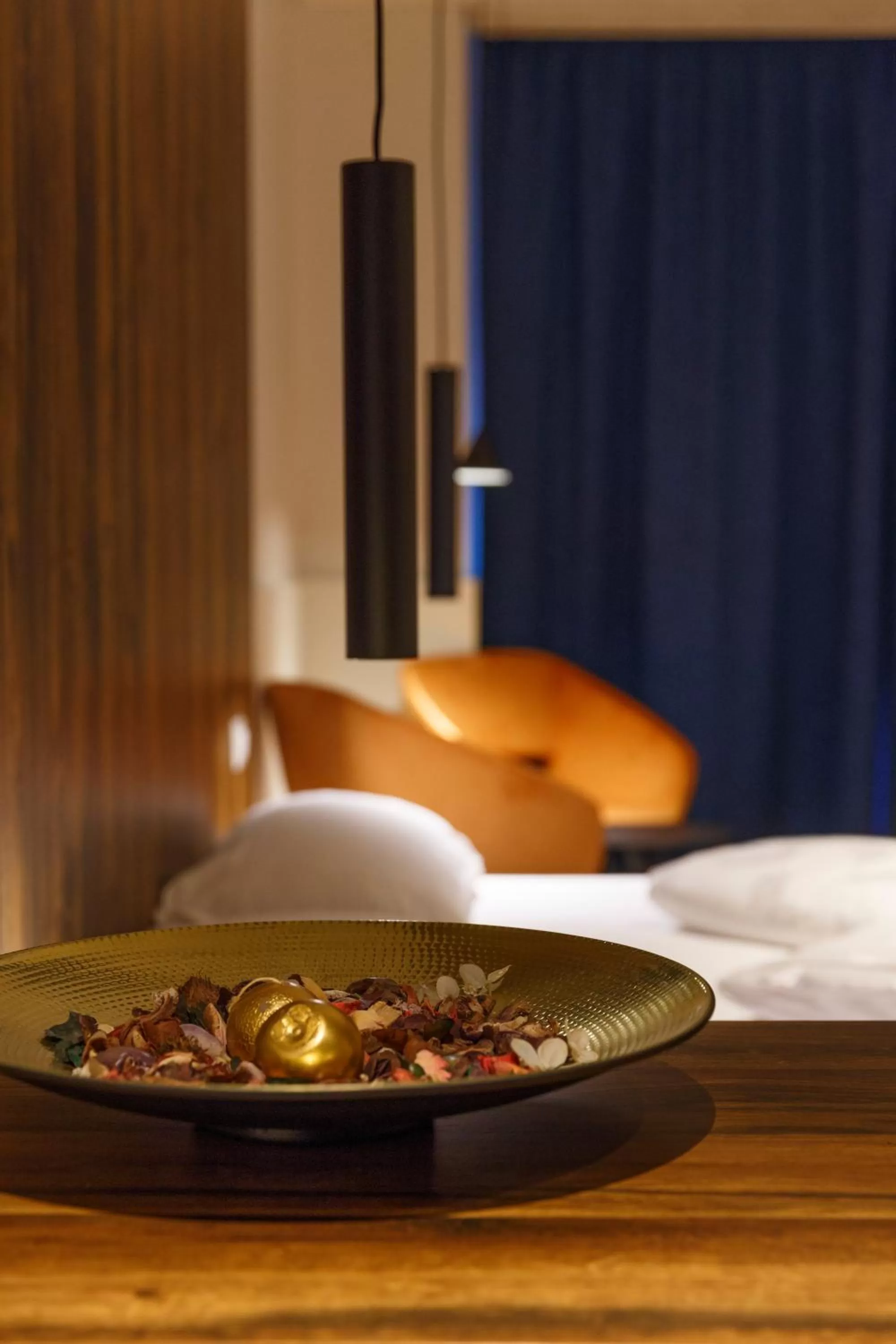 Decorative detail, Bed in Grand Hotel Riva