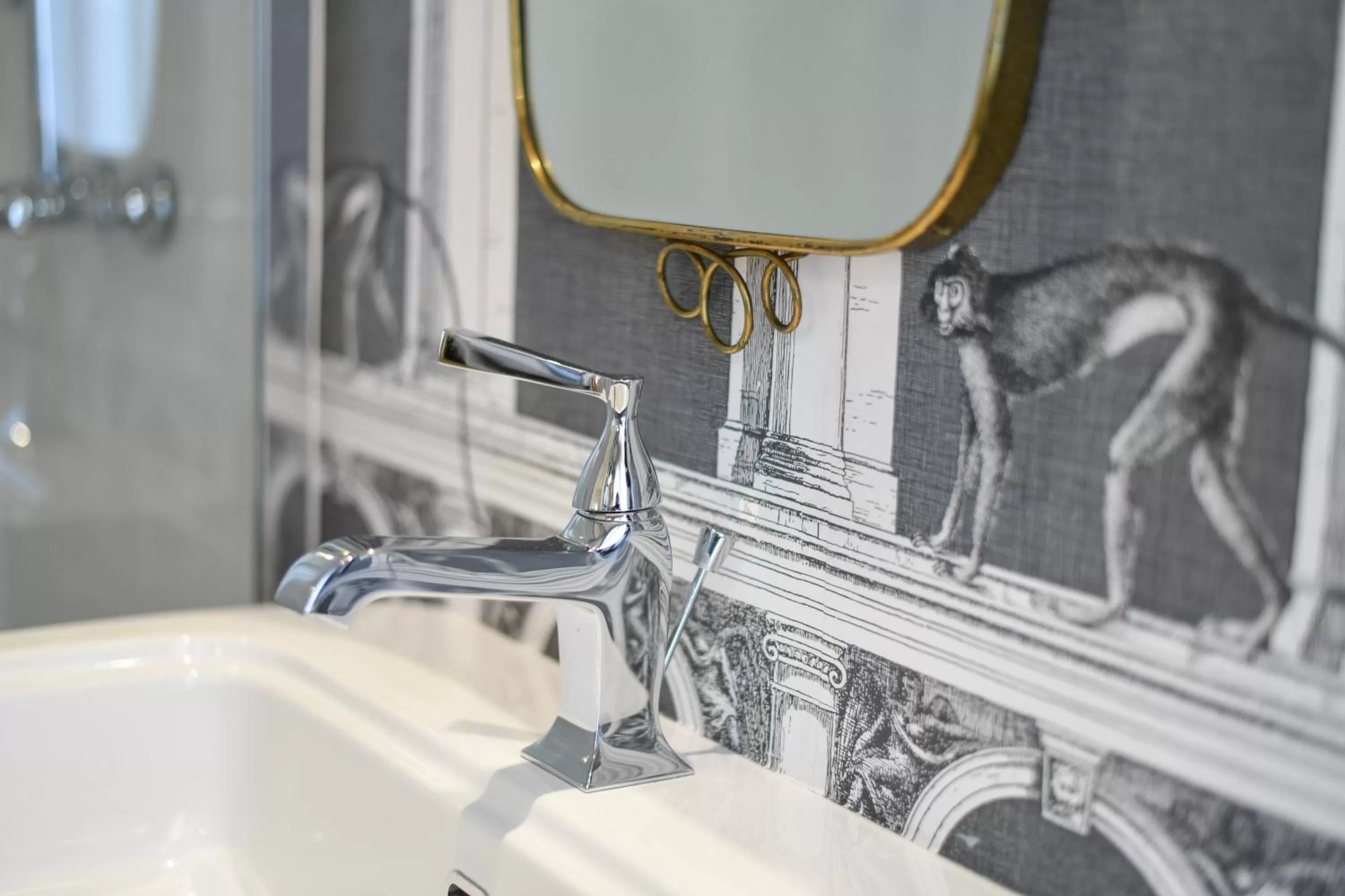 Bathroom in Residenza Radetzky