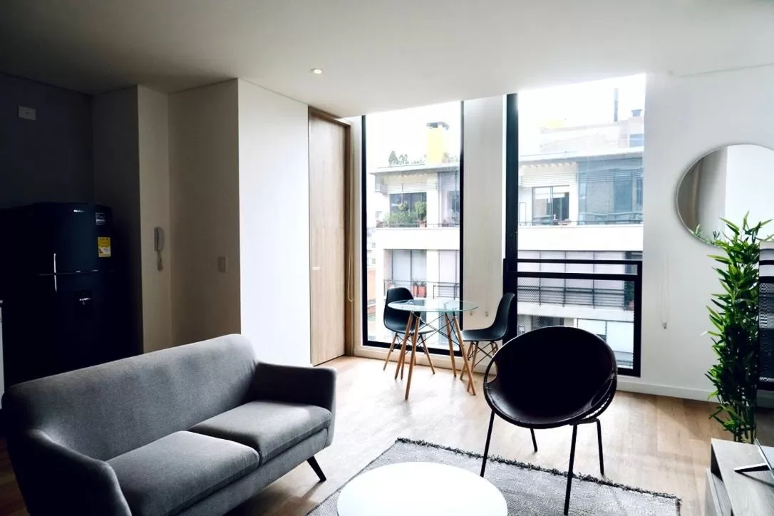 Living room, Seating Area in Kubik apartments in Exclusive Virrey