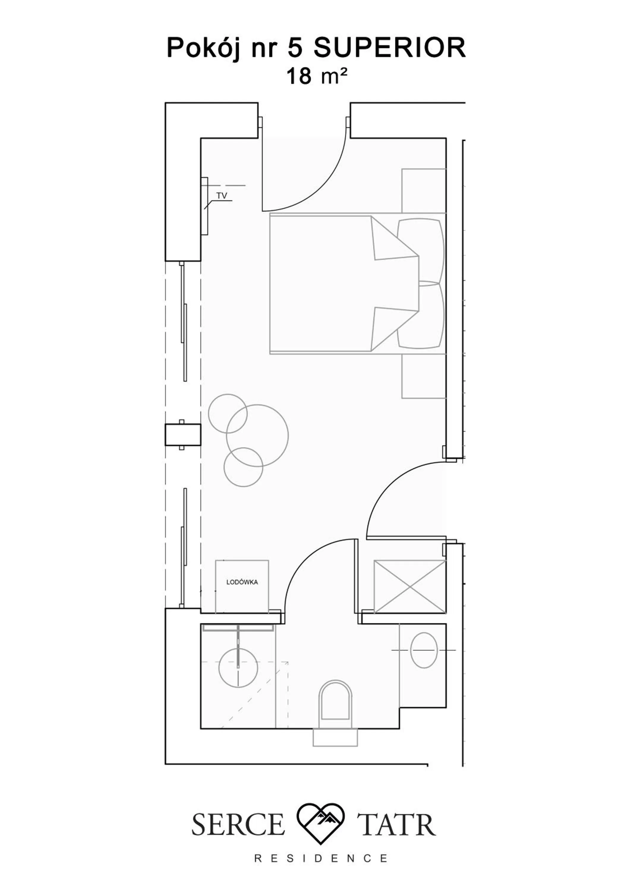 Floor Plan in Serce Tatr Residence Zakopane - blisko Krupówek