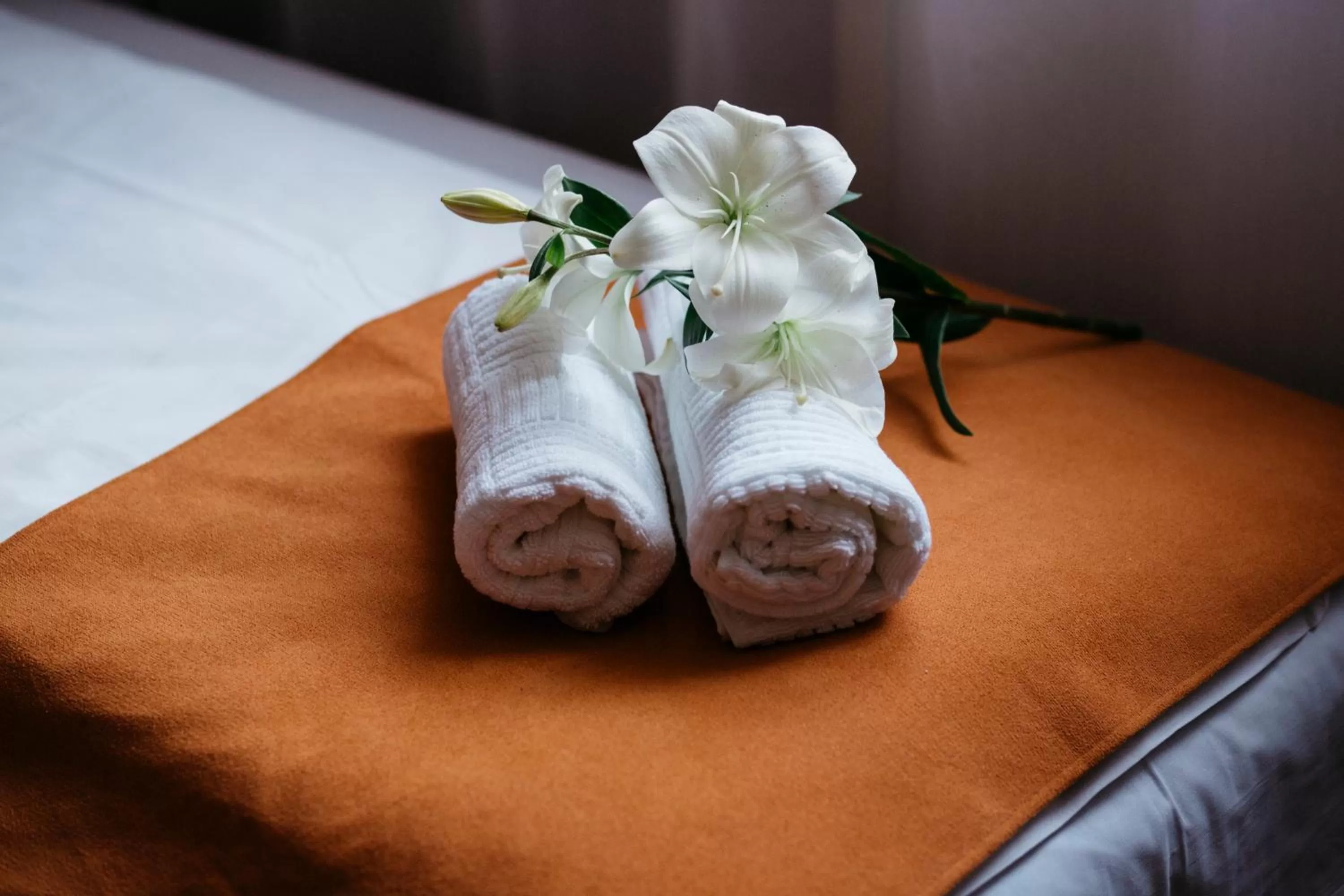 Decorative detail, Bed in Atlantic Hotel