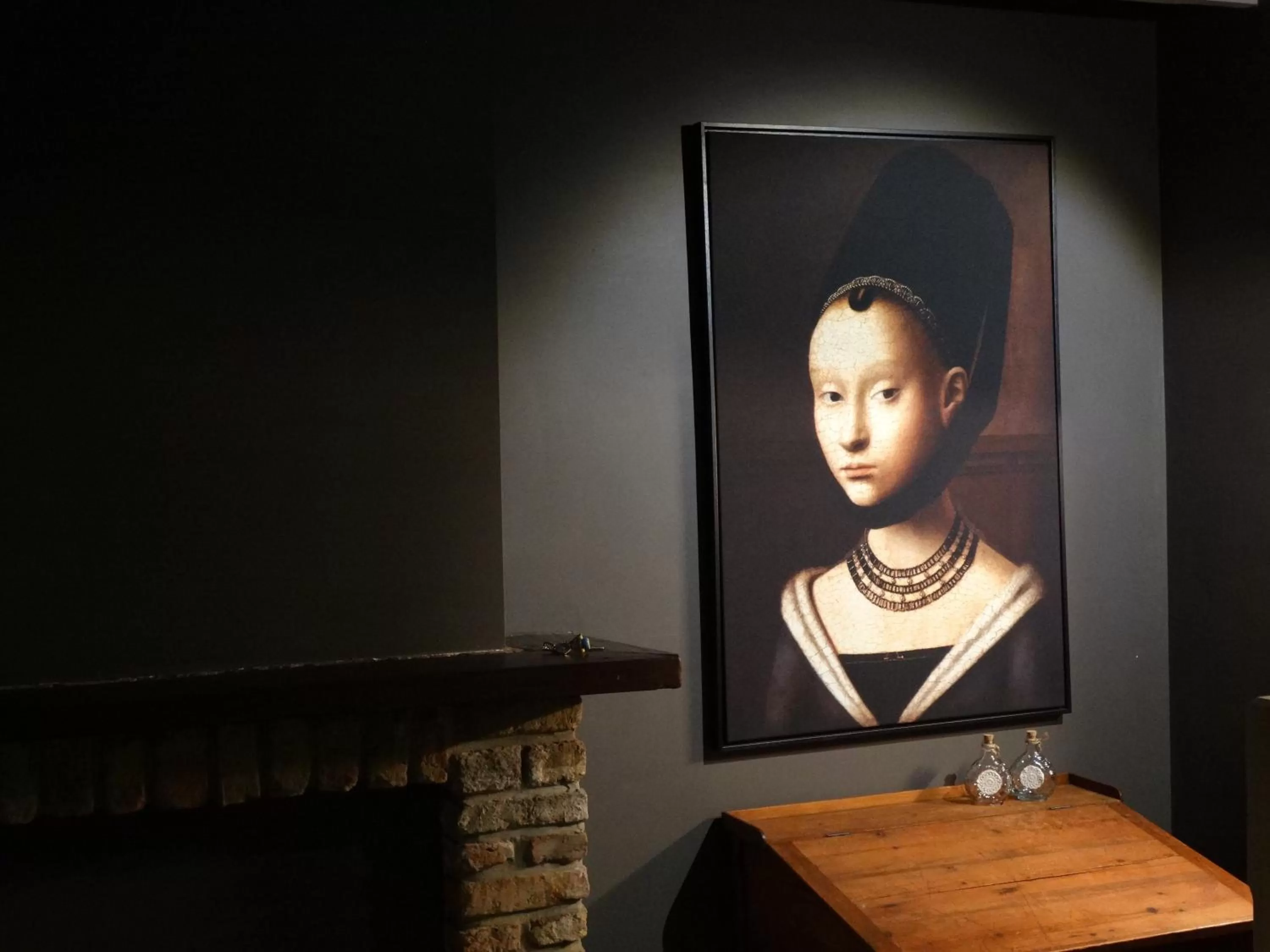 Living room in Huyze Peerdenbrugghe