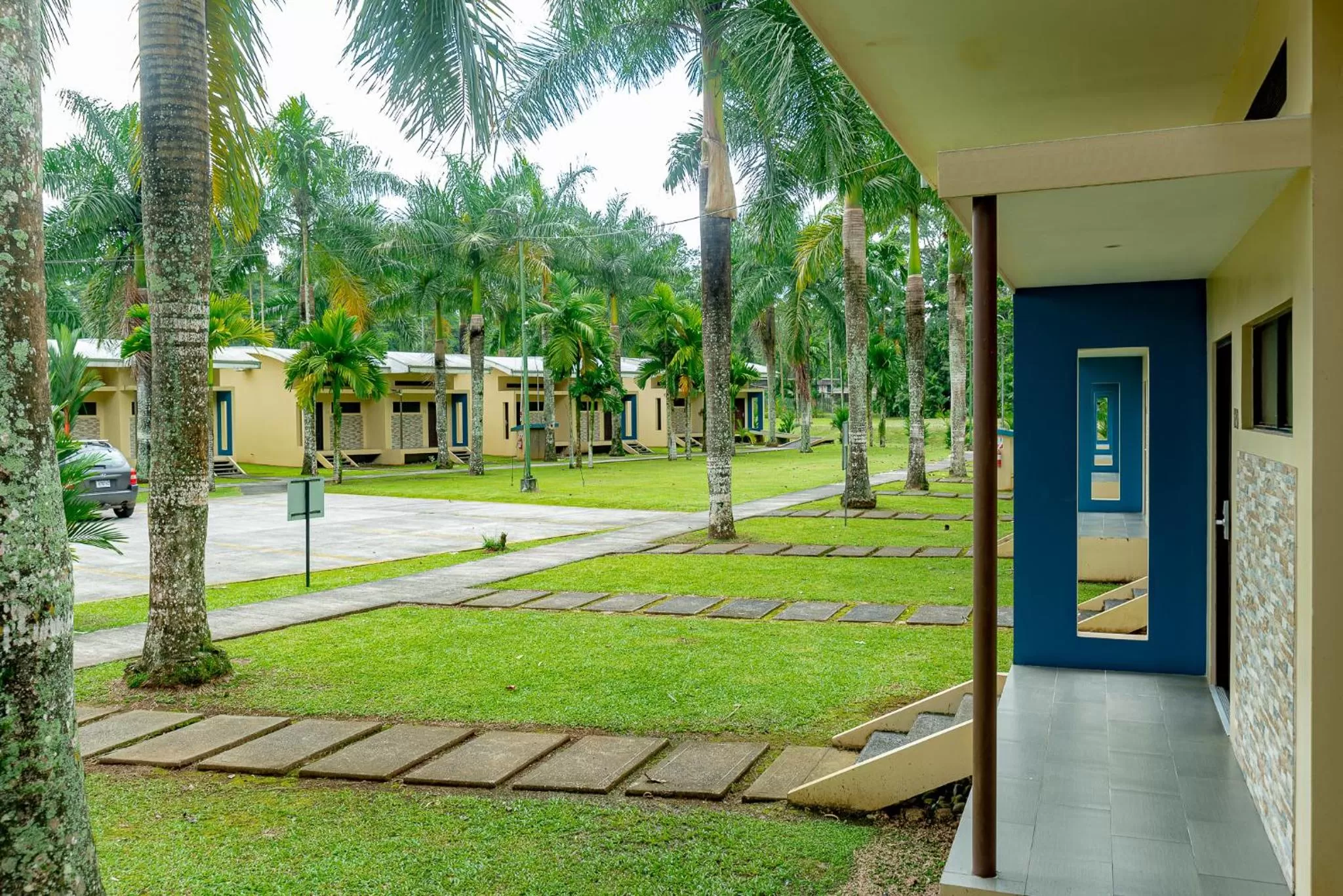 Garden view in Hotel Los Rios
