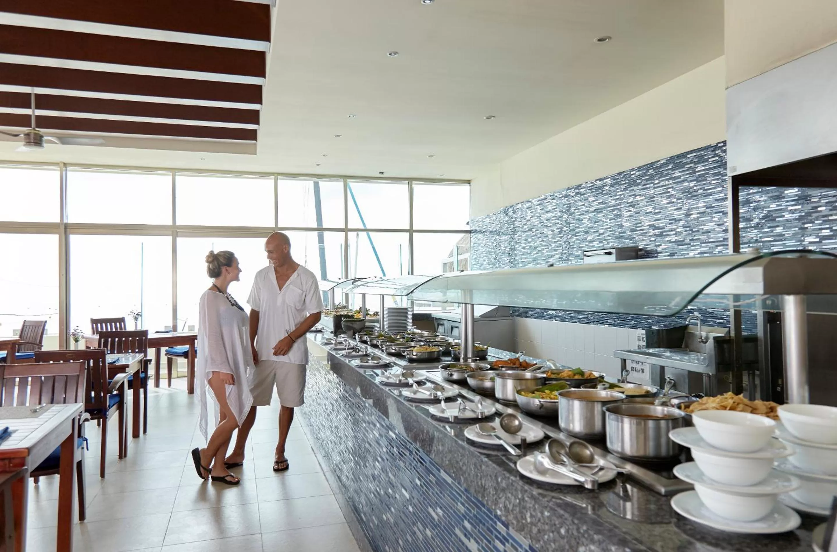 Buffet breakfast in Desire Riviera Maya Resort All Inclusive - Couples Only