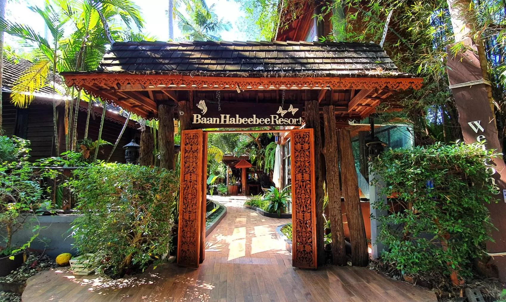 Garden view in Baan Habeebee Resort