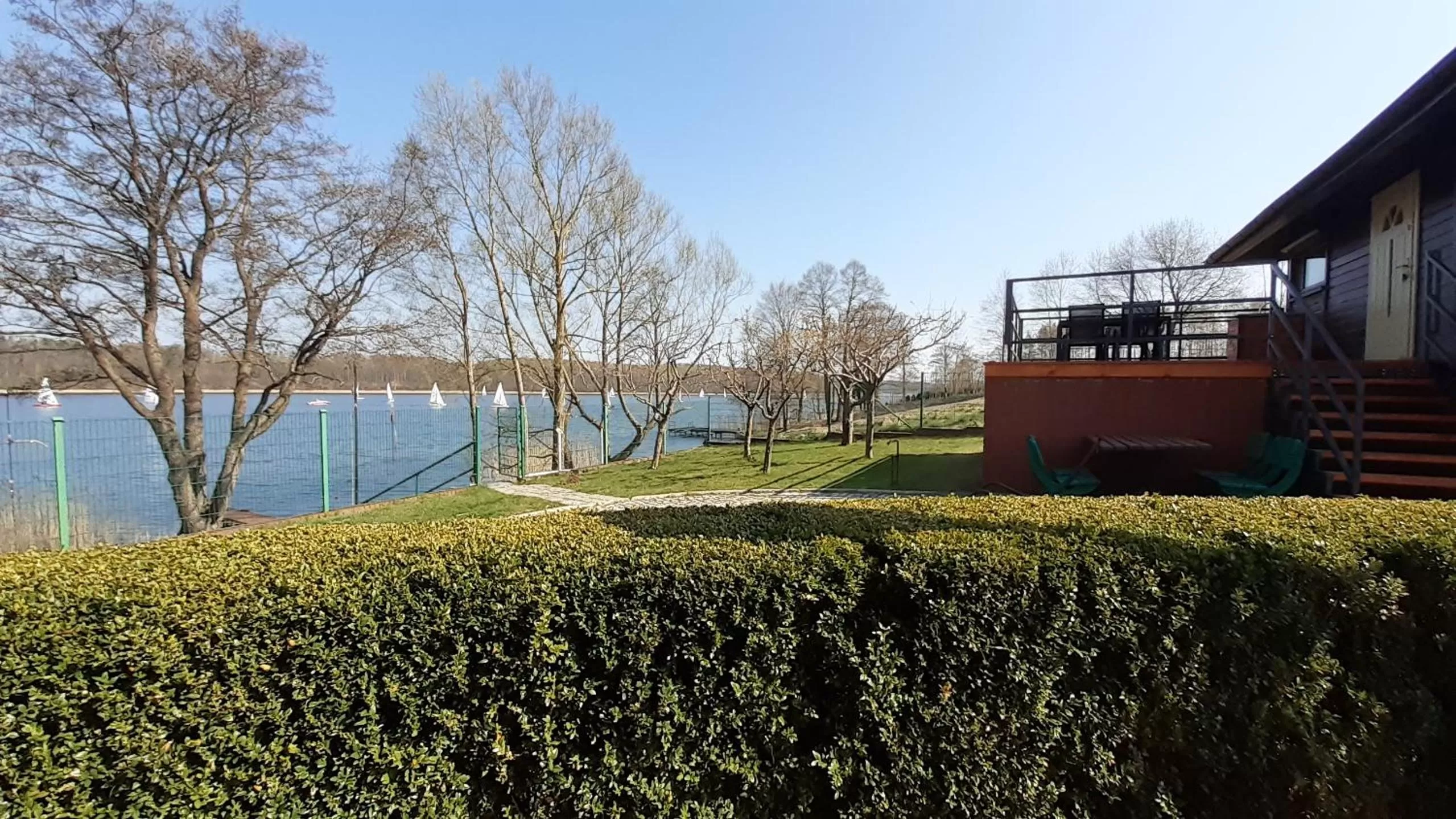 Lake view in Port Jeziorak